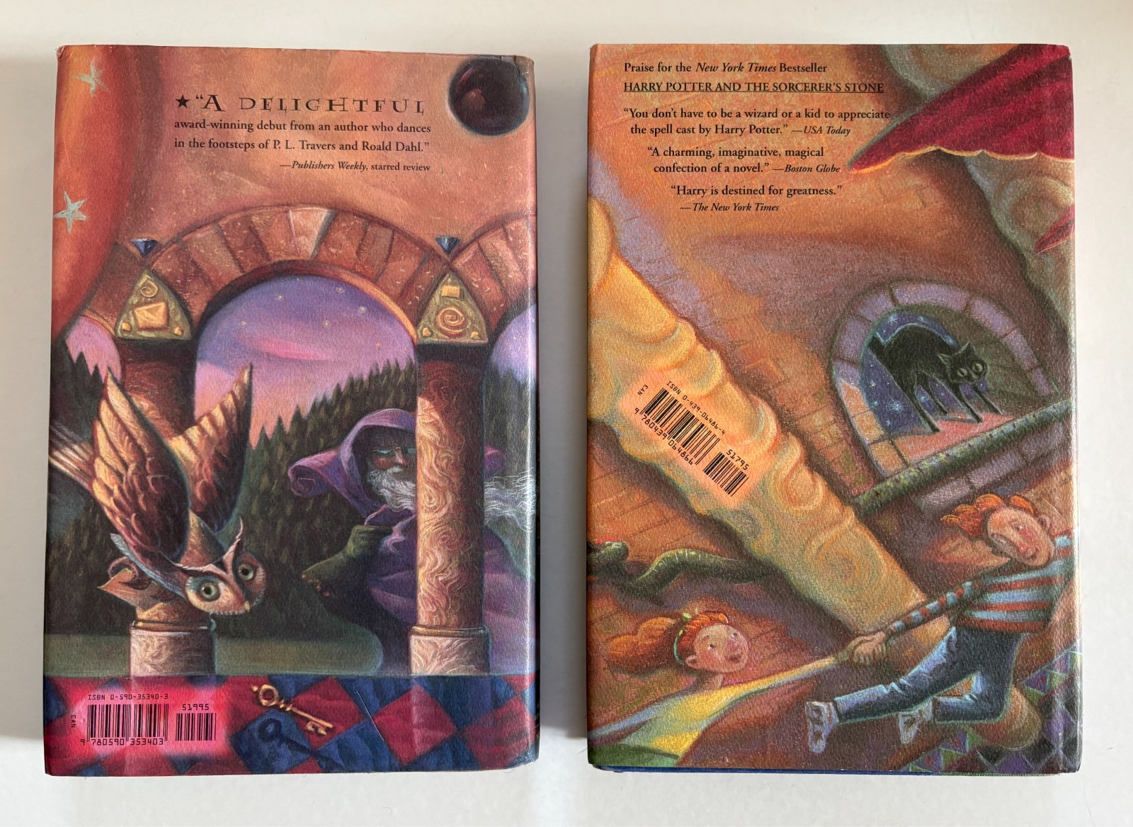 HARRY POTTER Complete Lot of 8 (1-7 +) Set Series HARDCOVER Books FIRST EDITION