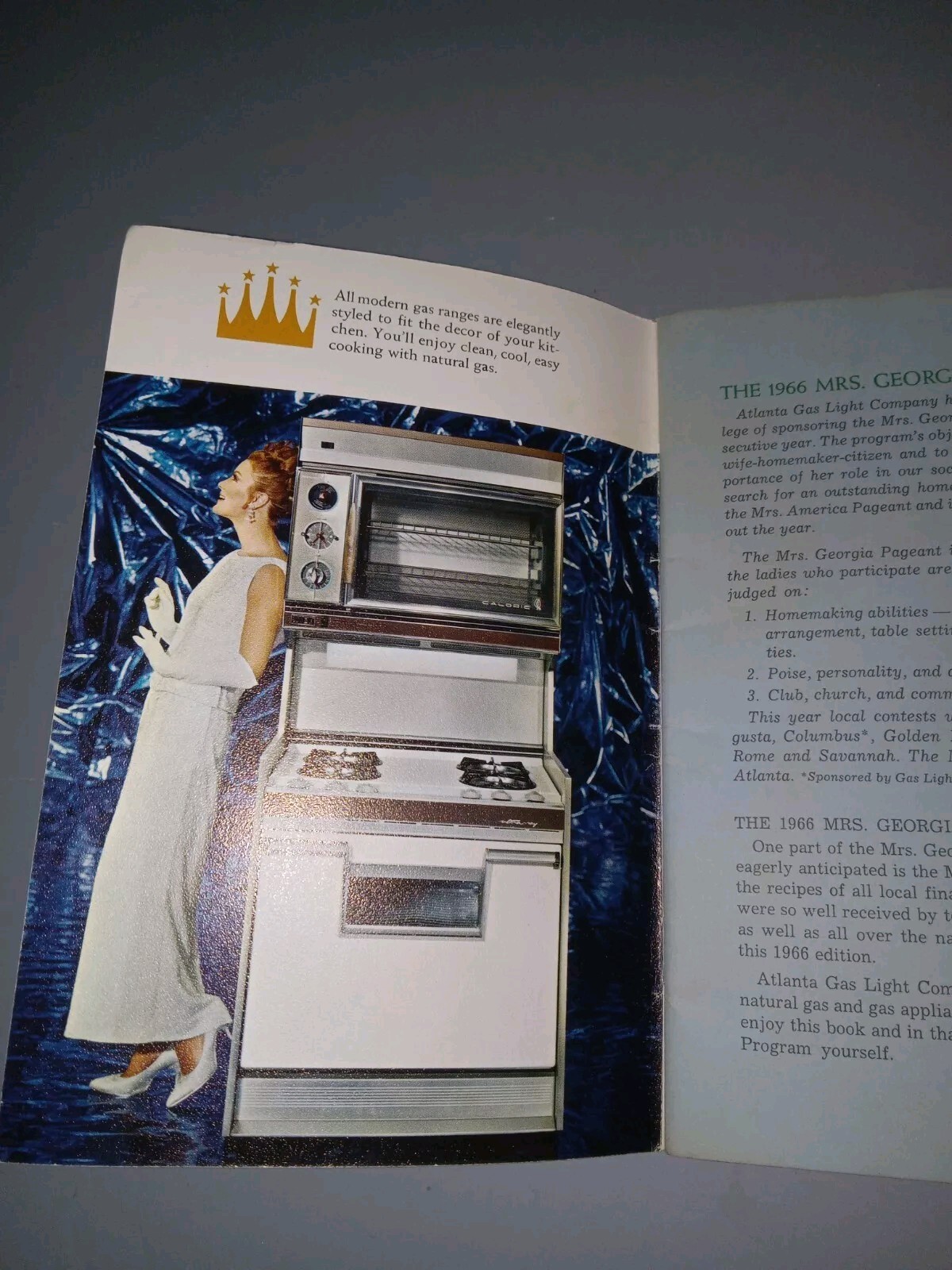 Mrs Georgia Recipe Book 1966 Paperback Cookbook 32 Pages