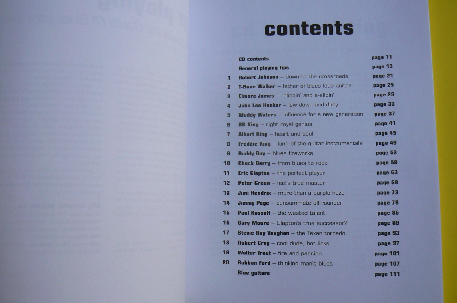 Giants of Blues,Guitar,Neville Marten,Book only, 120-pages, Johnson to Clapton