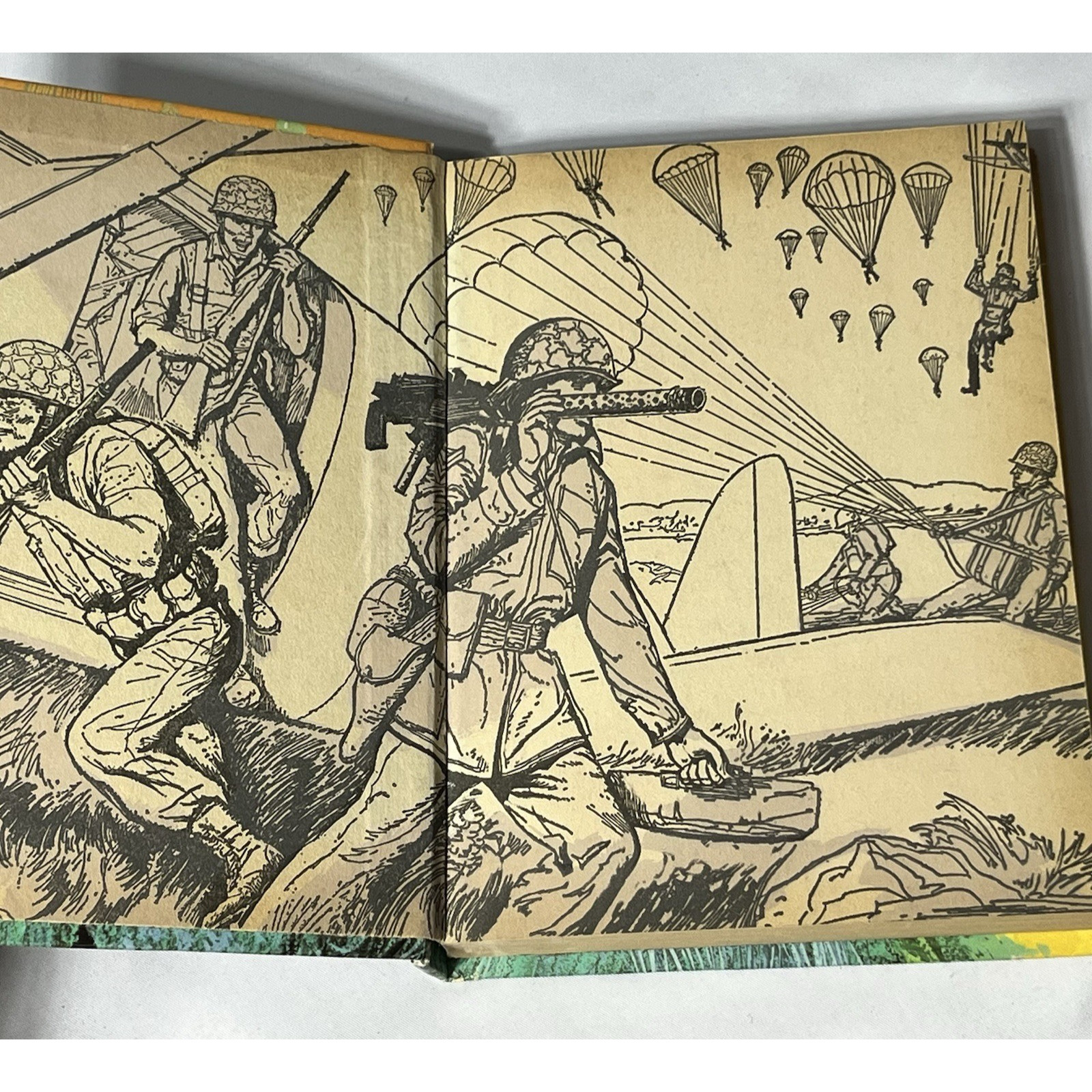 1964 Combat The Counterattack HC Book Whitman Publishing TV Series Army Military