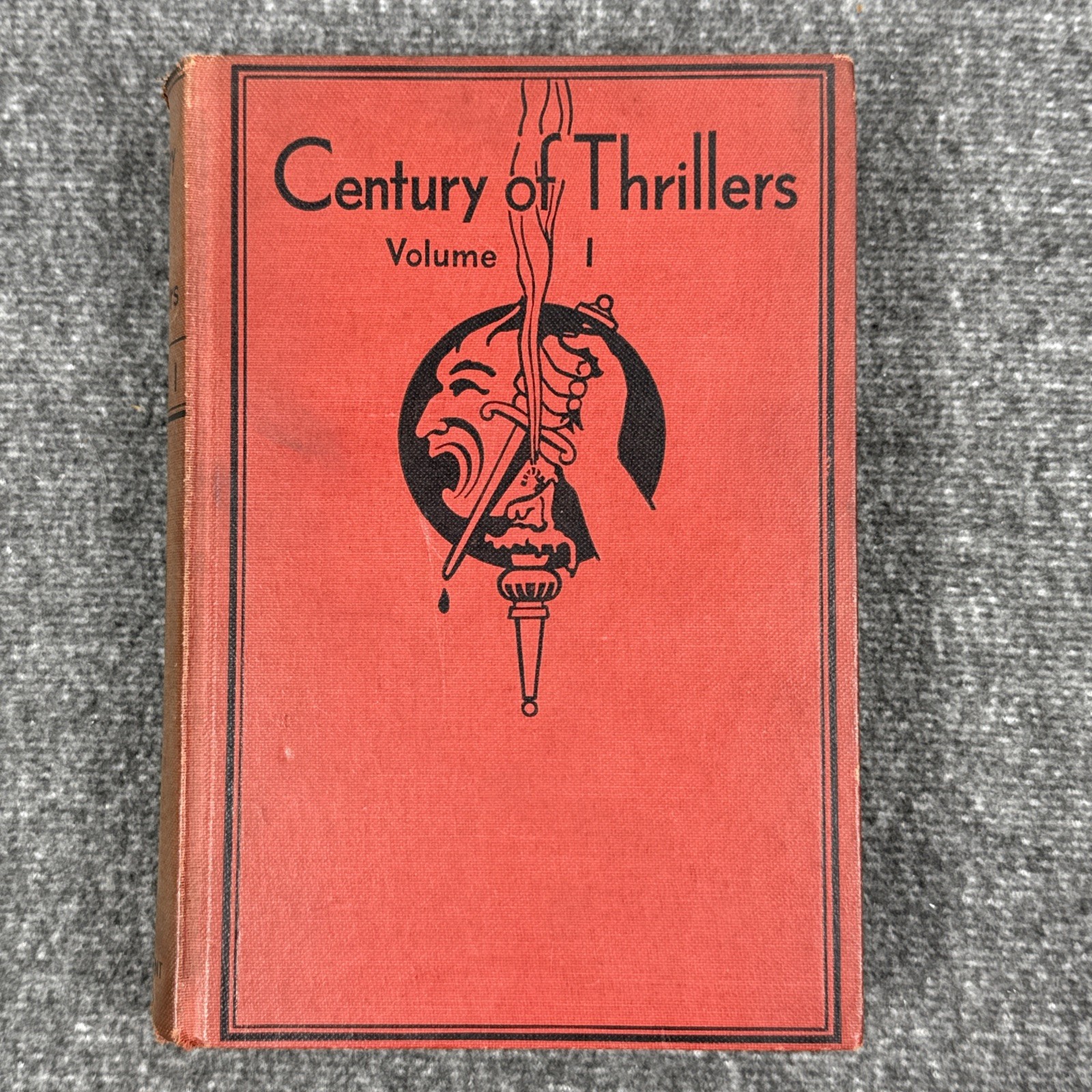 Antique Century of Thrillers Book Lot Vol 1 & 2 President Press 1937