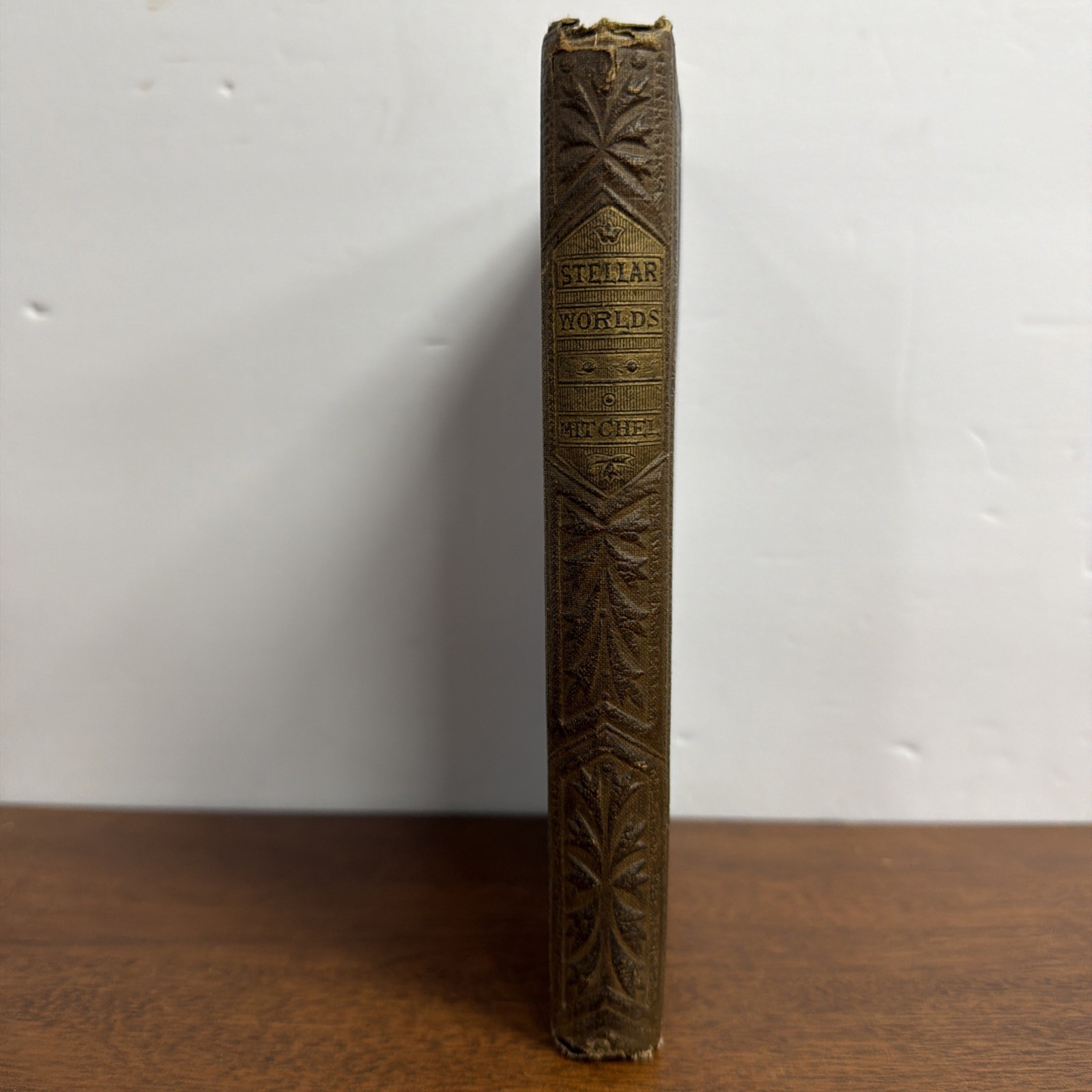 The Planetary and Stellar Worlds. by O. M. Mitchell (Hardcover Vintage 1865)