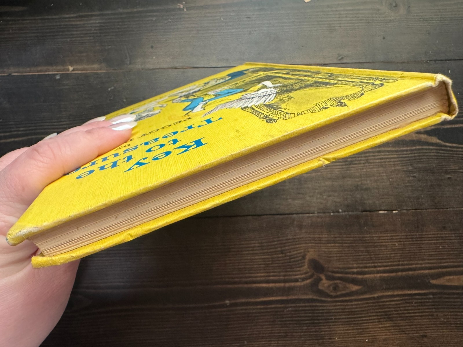 VTG – Key to the Treasure by Peggy Parish [HC, 1966] Weekly Reader
