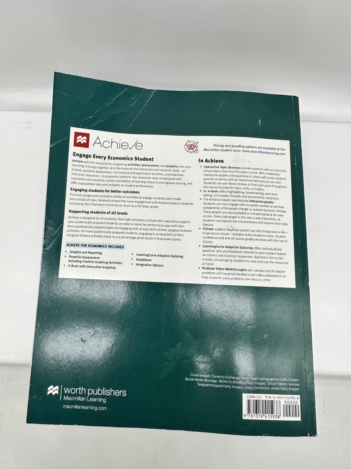 Macroeconomics, 7th Edition – Paperback, by Paul Krugman Robin Wells LIKE NEW