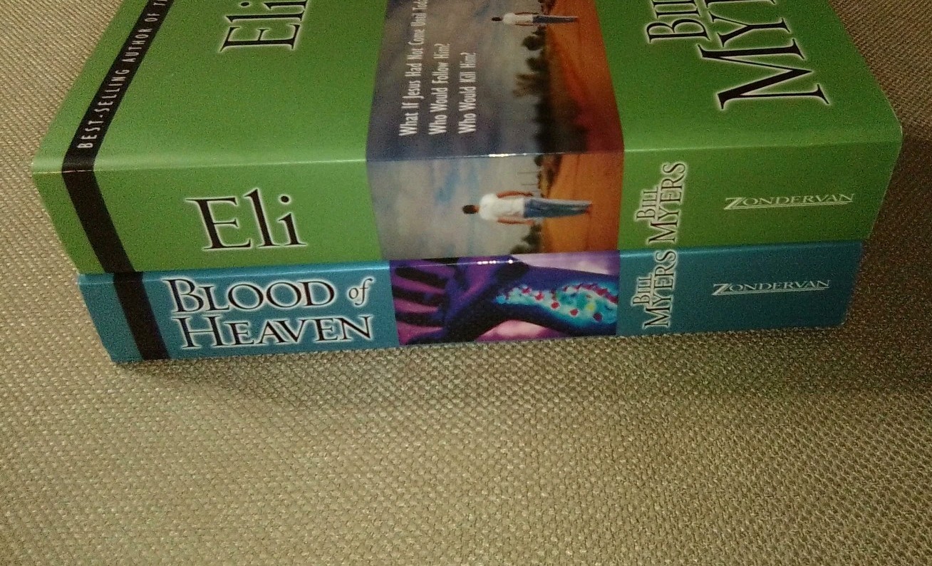 Bill Myers Book Lot 2 Paperback First Edition_Eli-2000_Blood Of Heaven-1996