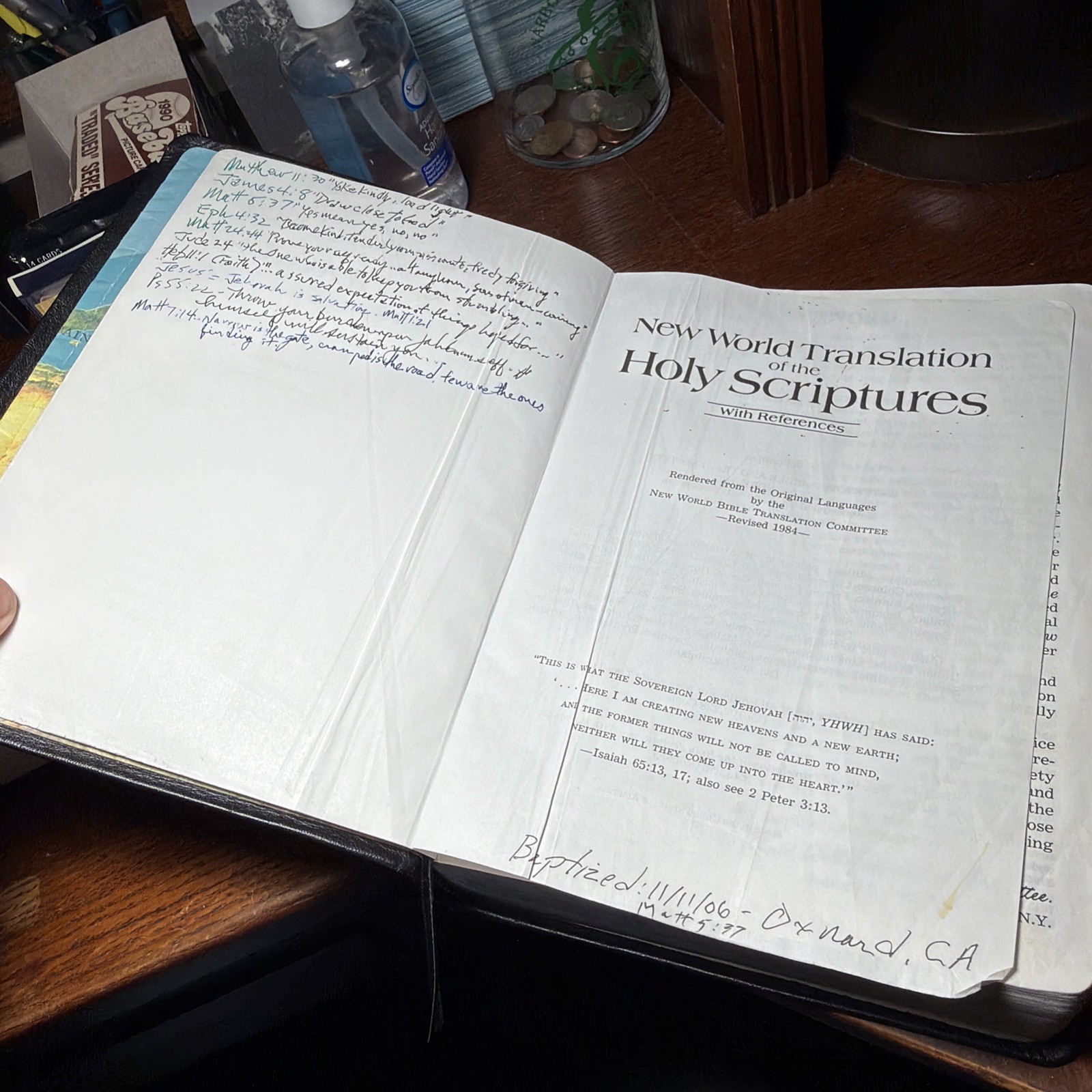 New World Translation Of The Holy Scriptures 1984 Watchtower And Tract Society