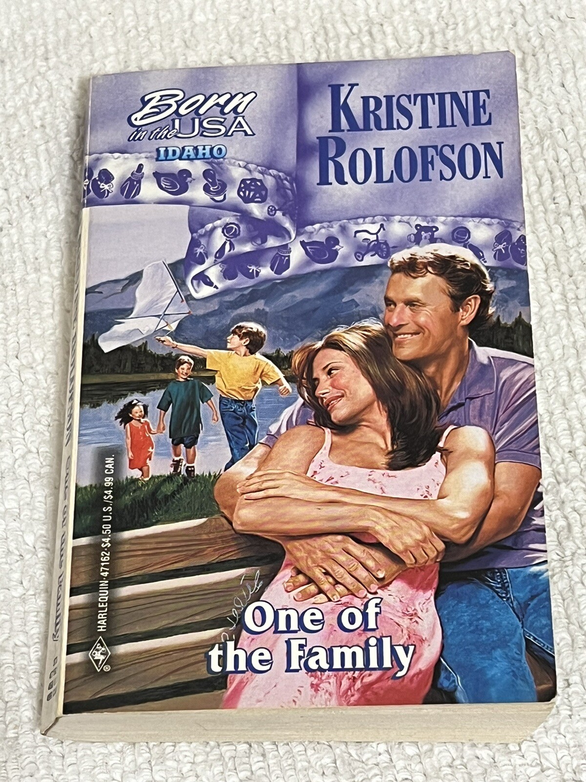 Harlequin Born In The USA Romance Series Lot 4 Paperback Books