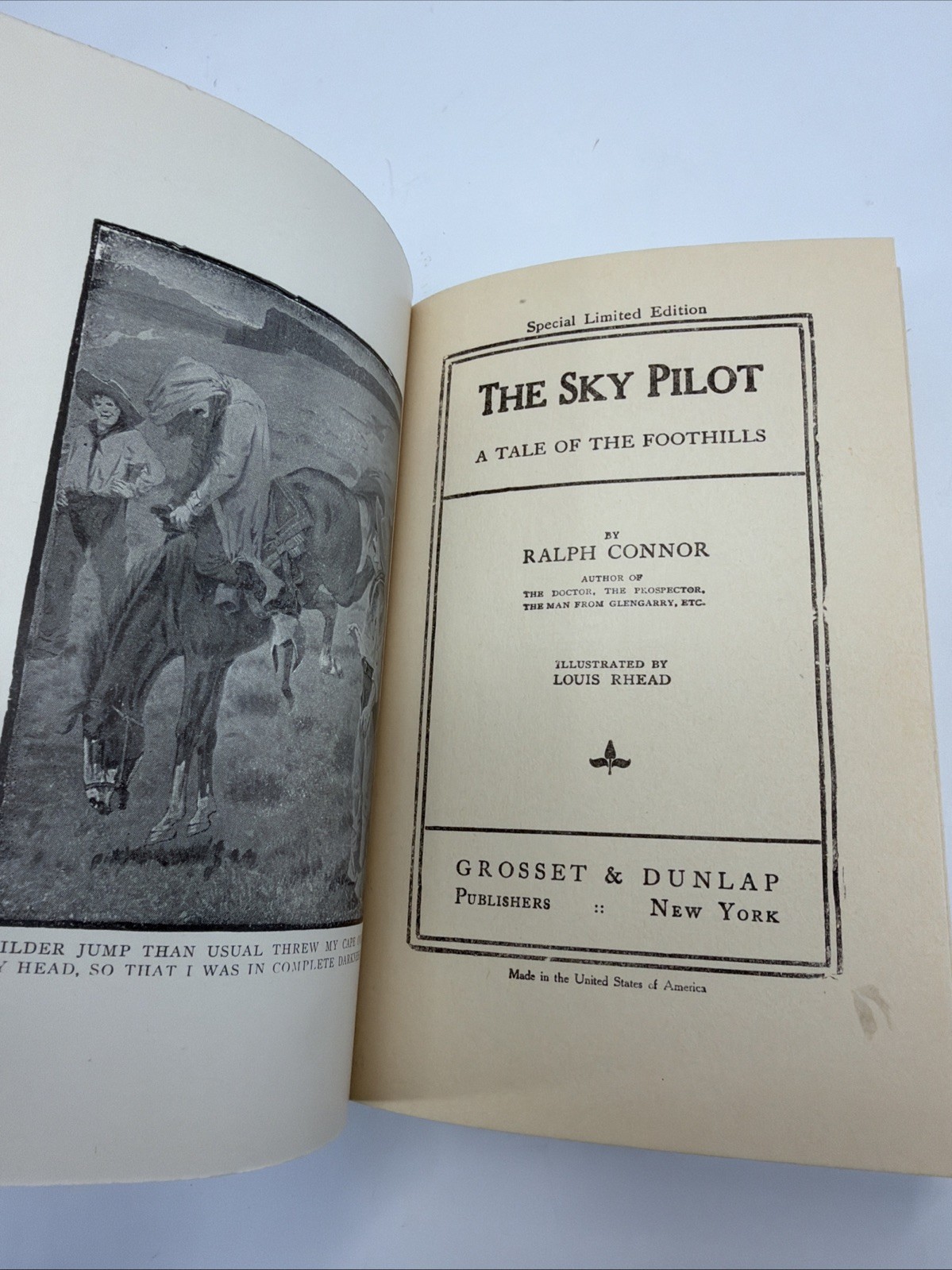 Ralph Connor THE SKY PILOT 1899 Fleming Revell A Tale of the Foothills Western