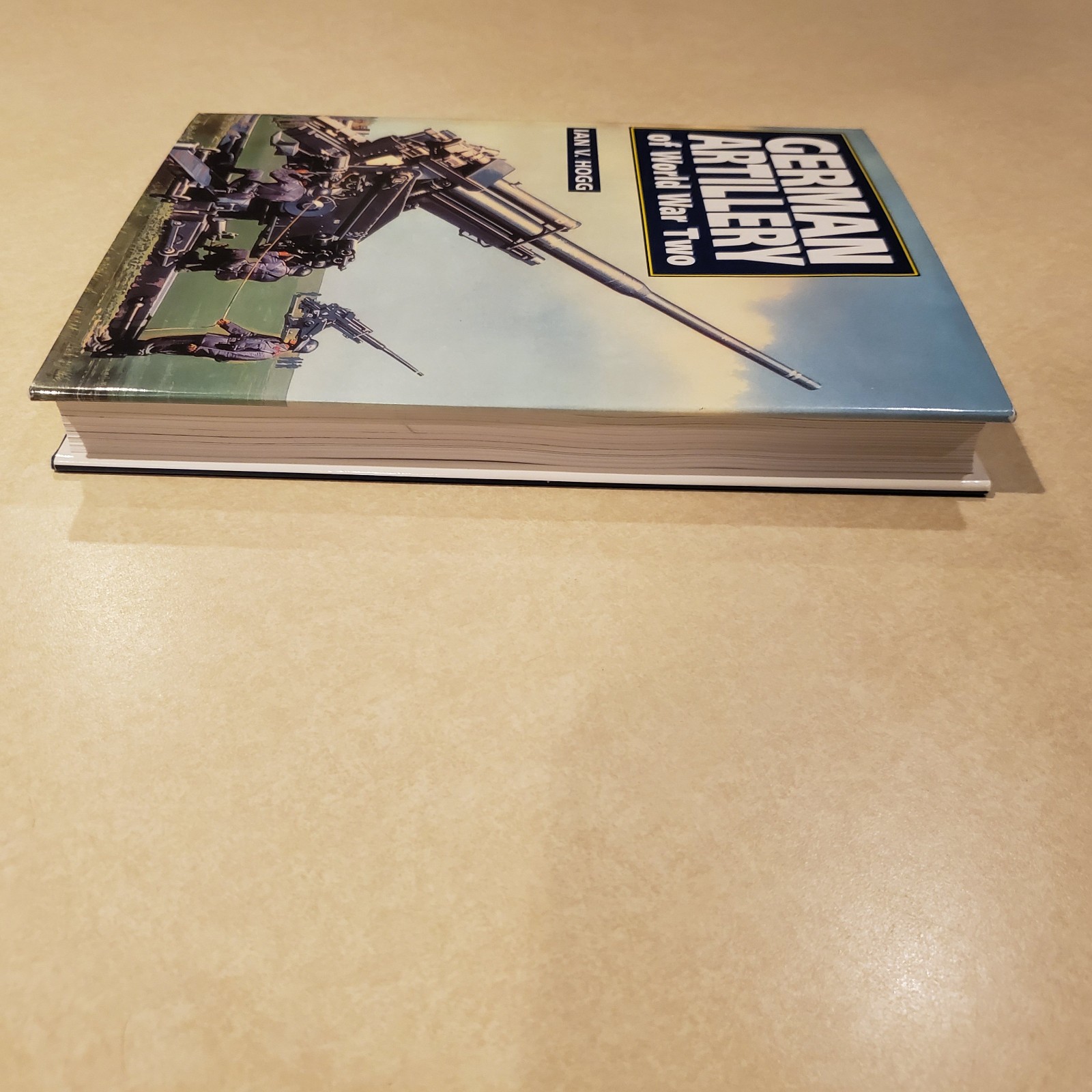 German Artillery of World War Two by Ian V Hogg hardcover illustrated