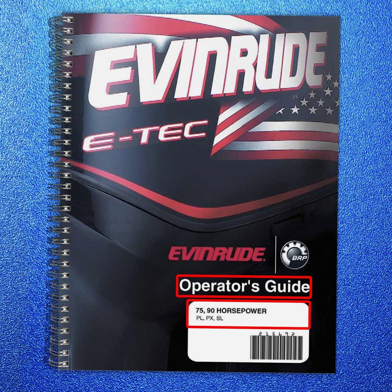EVINRUDE E-TEC 75 90 Horsepower PL PX SL Owners Manual – COIL CLOSURE – COVERS