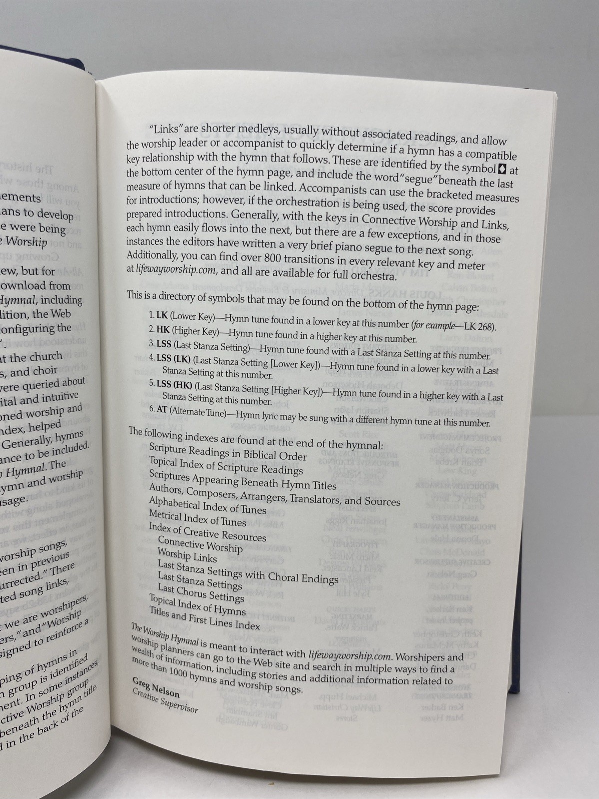 The Worship Hymnal 2008 Slate Blue HC Lifeway Worship First Edition Clean Pages