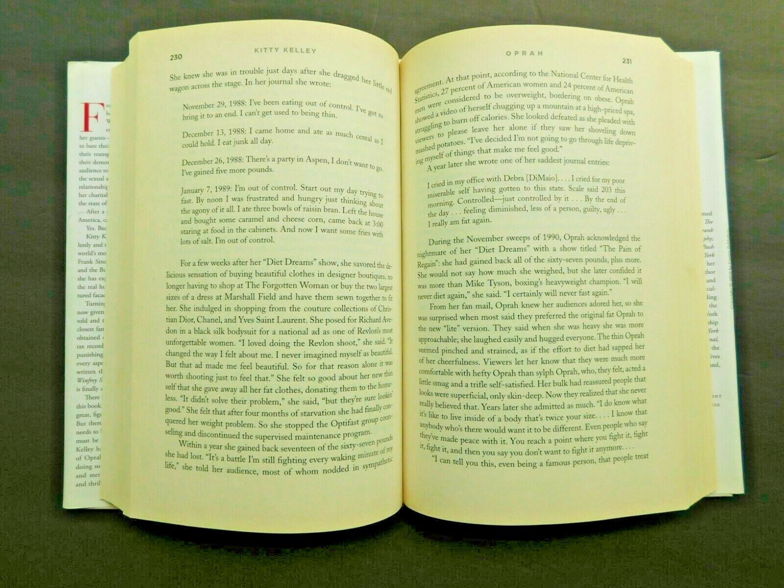 OPRAH Winfrey biography by Kitty Kelley 524 pages hardcover unread 1st ed HCDJ