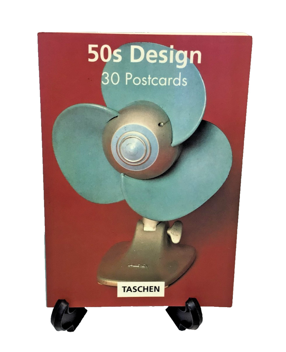 „50s Design 30 Postcards“ Postcard Book . Set of 30 vintage items postcards.