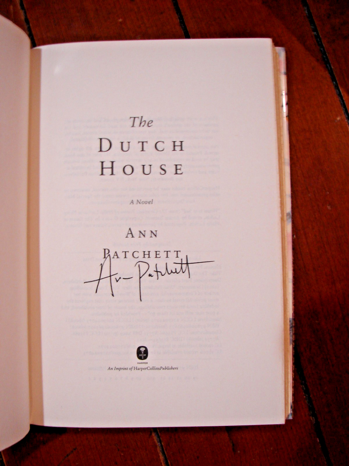 4 SIGNED Ann Patchett hardcovers Dutch House Run Commonwealth Happy Marriage