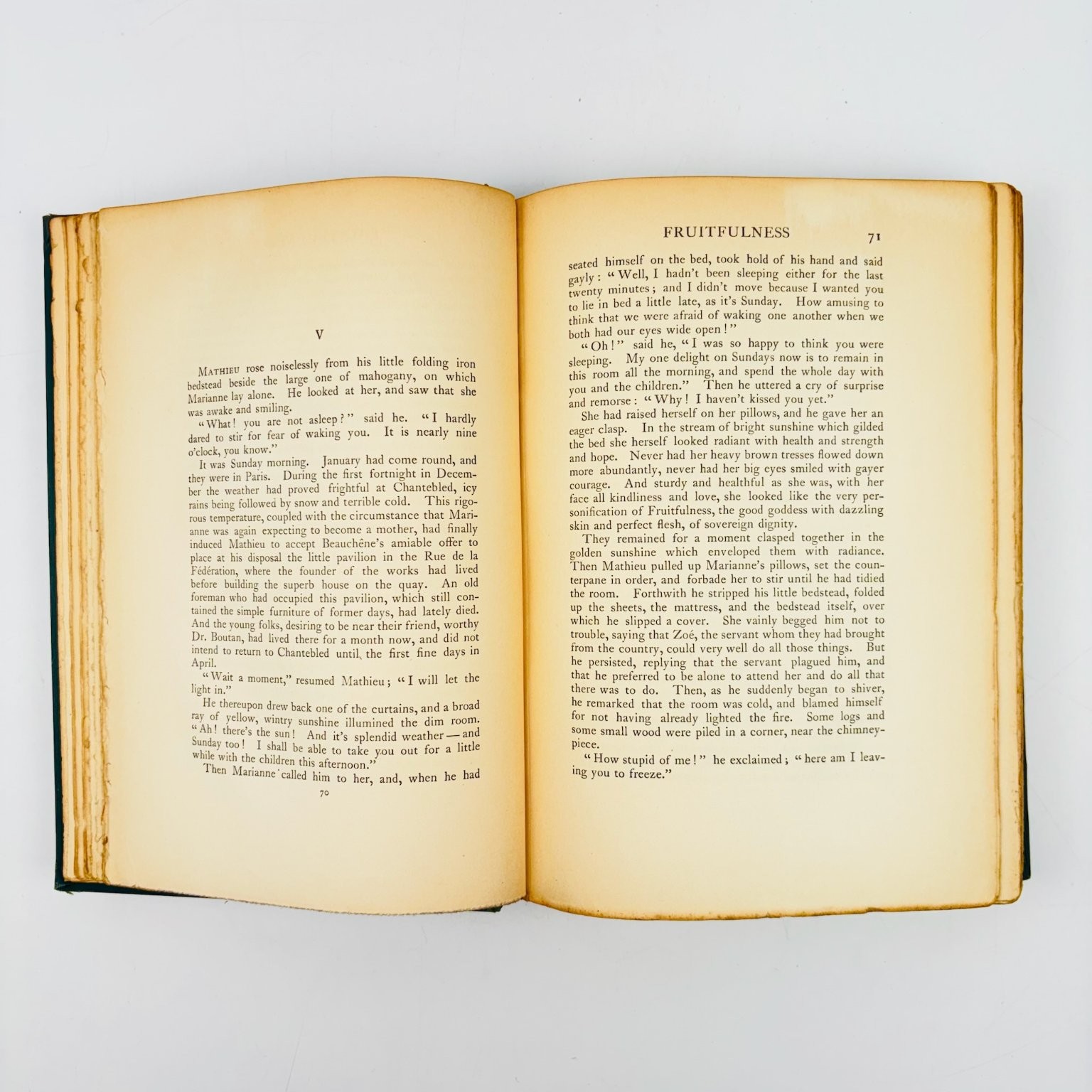 Fruitfulness Émile Zola 1900 First Edition Doubleday Page & Co Classic Novel
