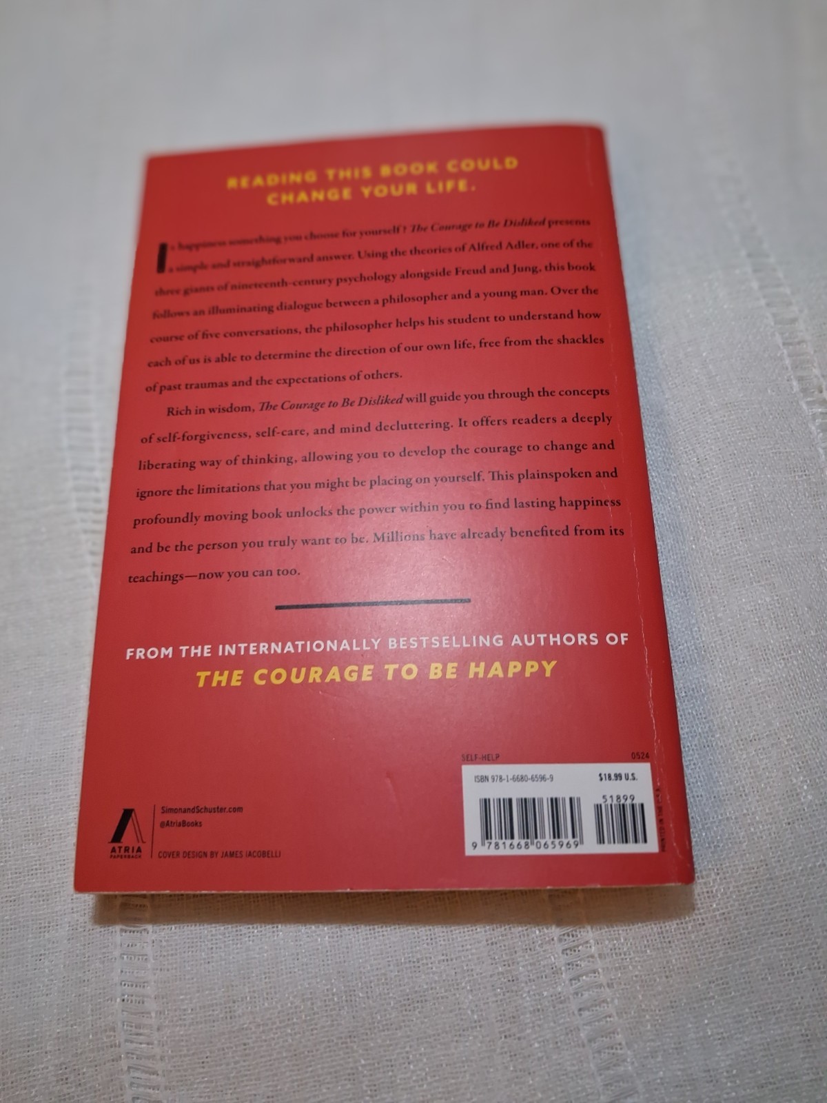 NEW – The Courage to Be Disliked – Ichiro Kishimi – paperback edition