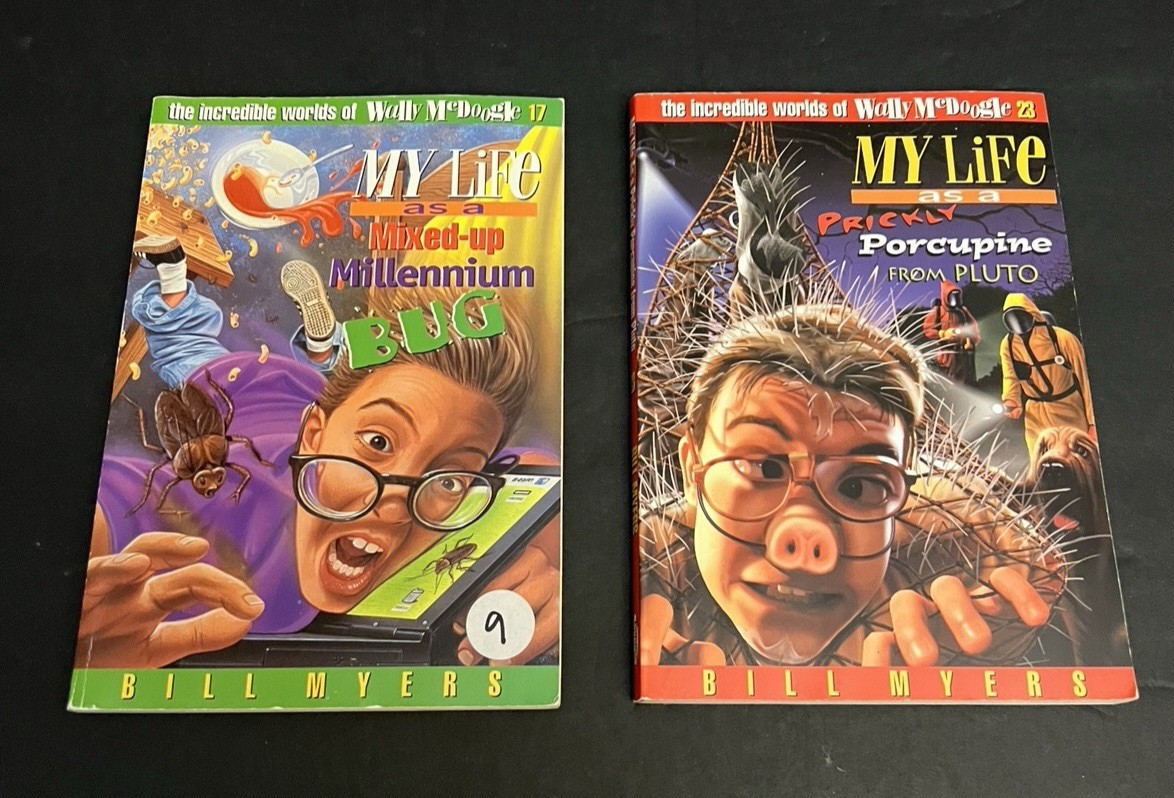 The Incredible World of Wally McDoogle „MY LIFE AS A“ Lot of 10 Books Bill Myers