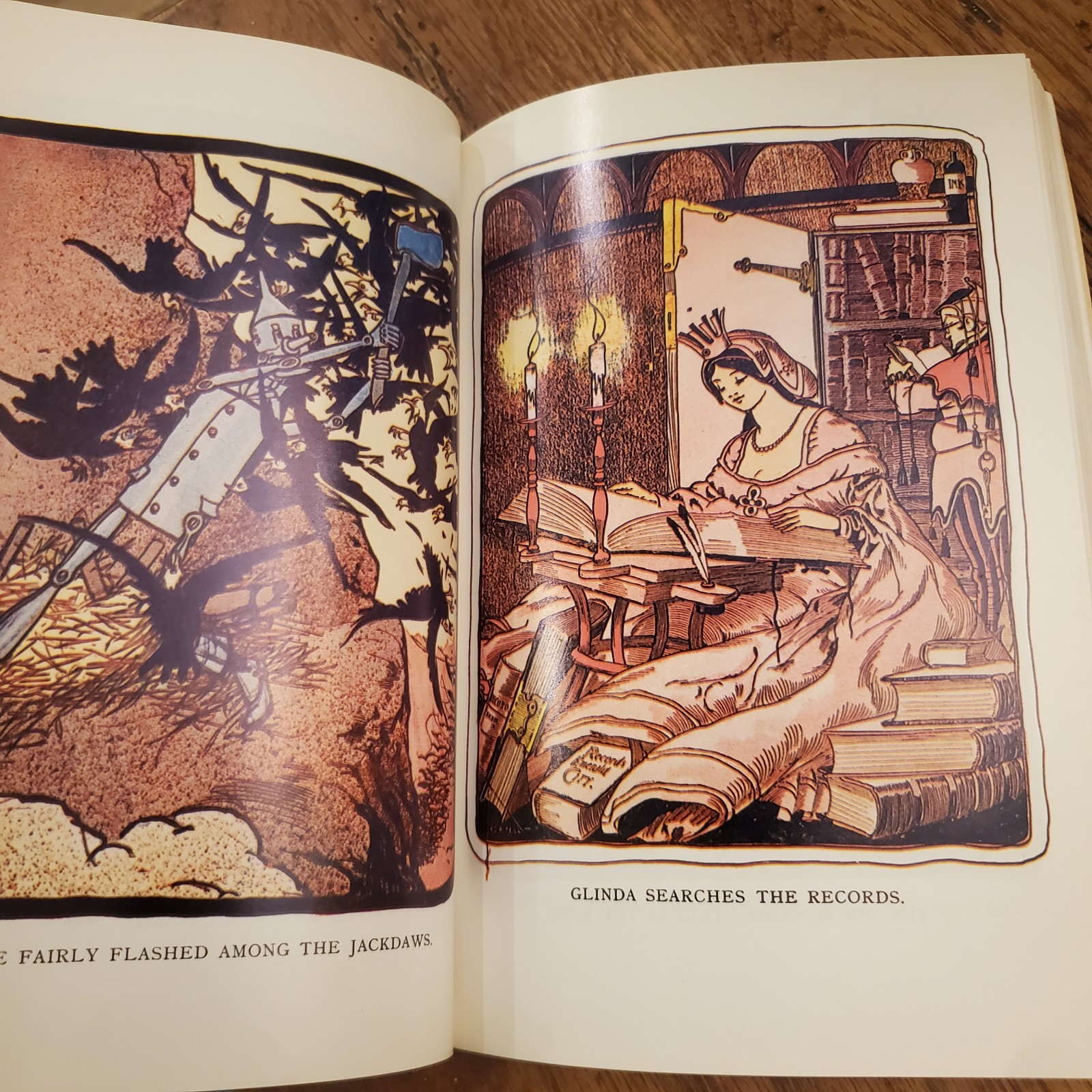 1961 Marvelous Land of Oz With 16 Color Plates! L. Frank Baum Vintage Paperback