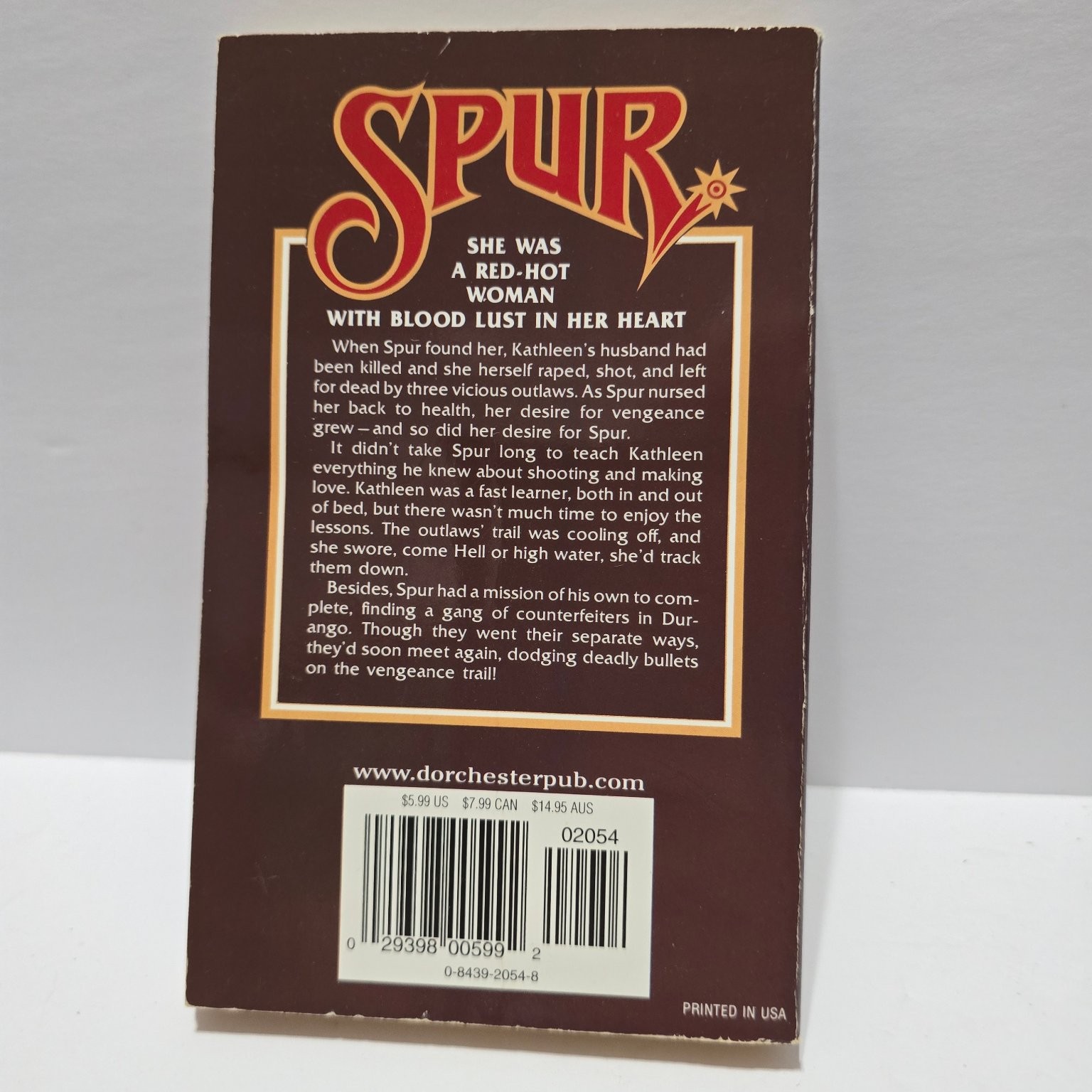 Spur Rocky Mountain Vamp Dirk Fletcher 2003 Western Adventure Leisure Books