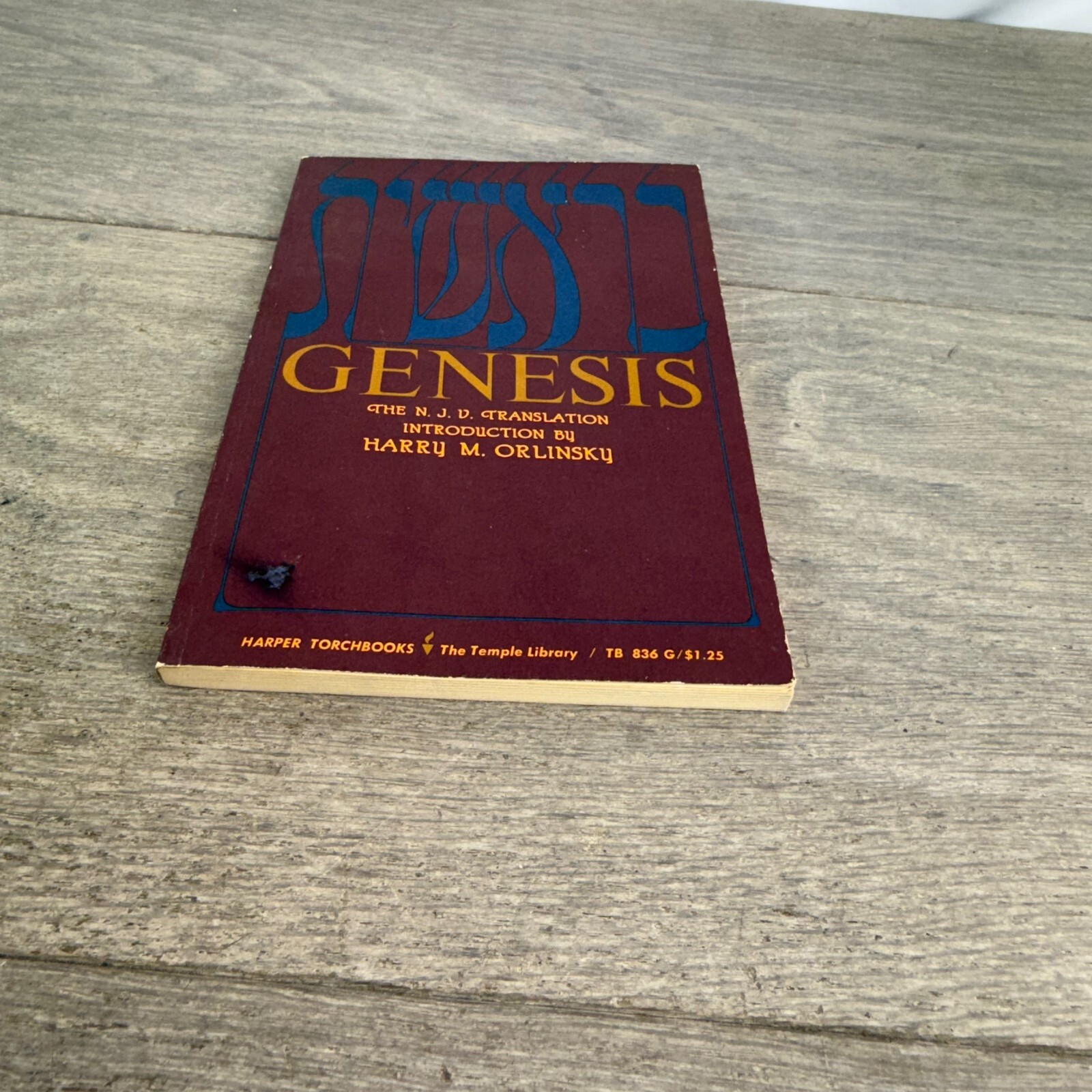 Genesis Tanakh NJPS Translation Jewish Bible Study Hardcover