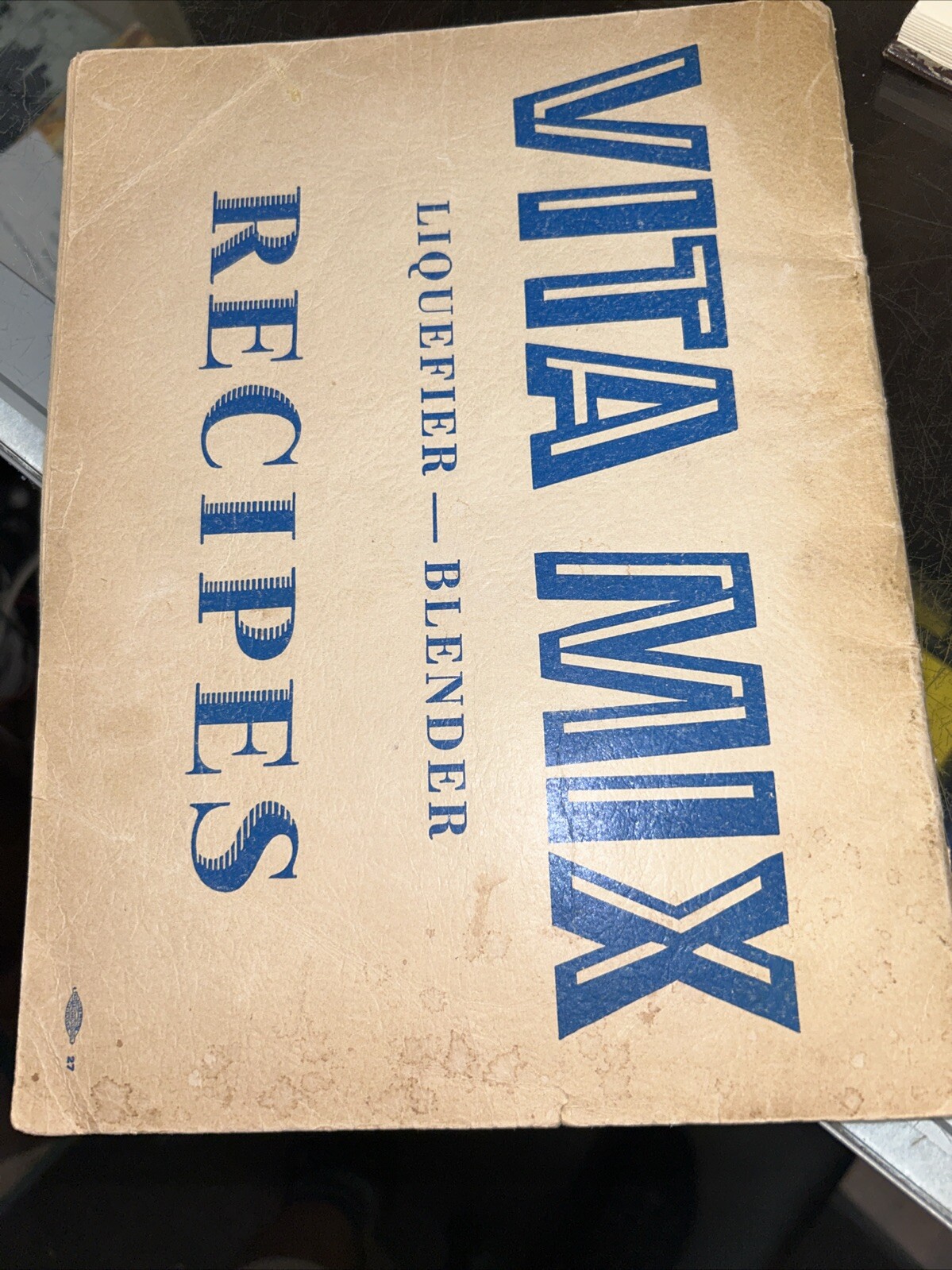 Vita Mix 1950s Recipe Book