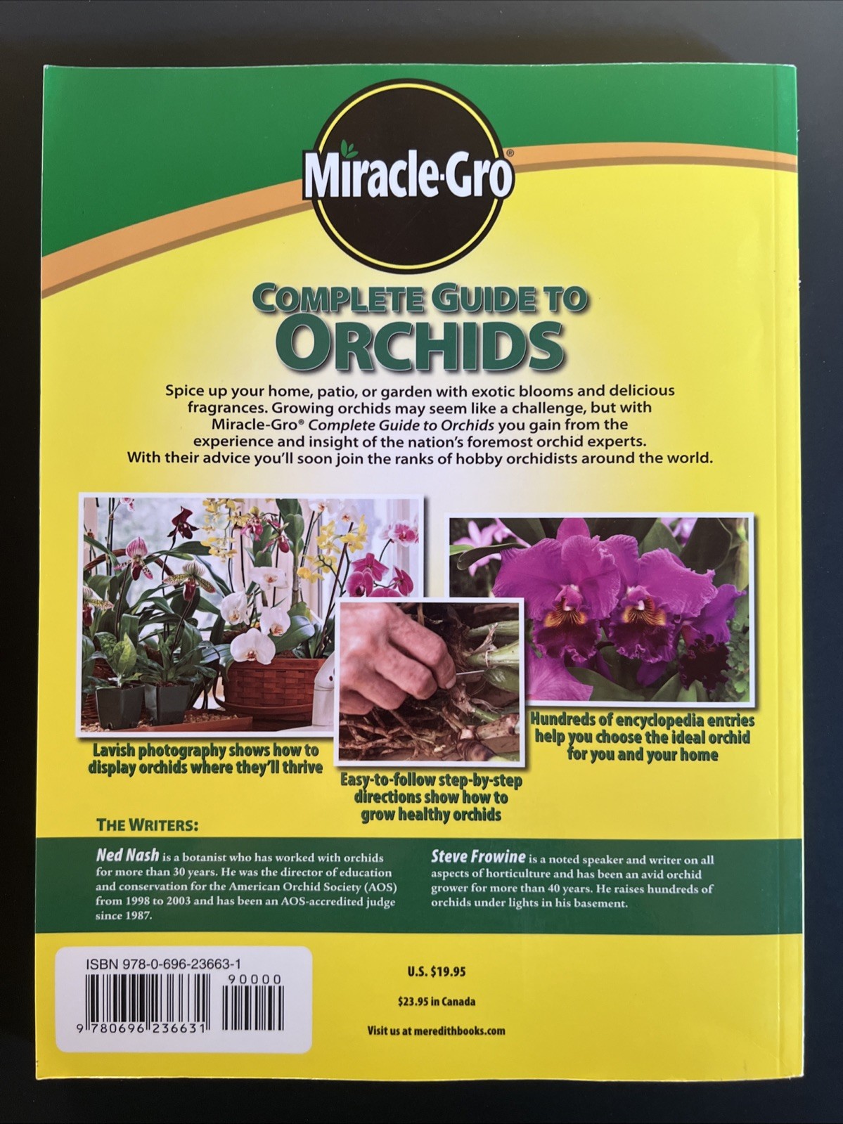 Orchids : Grow Beautiful Flowers with Confidence and Ease by Miracle-Gro…