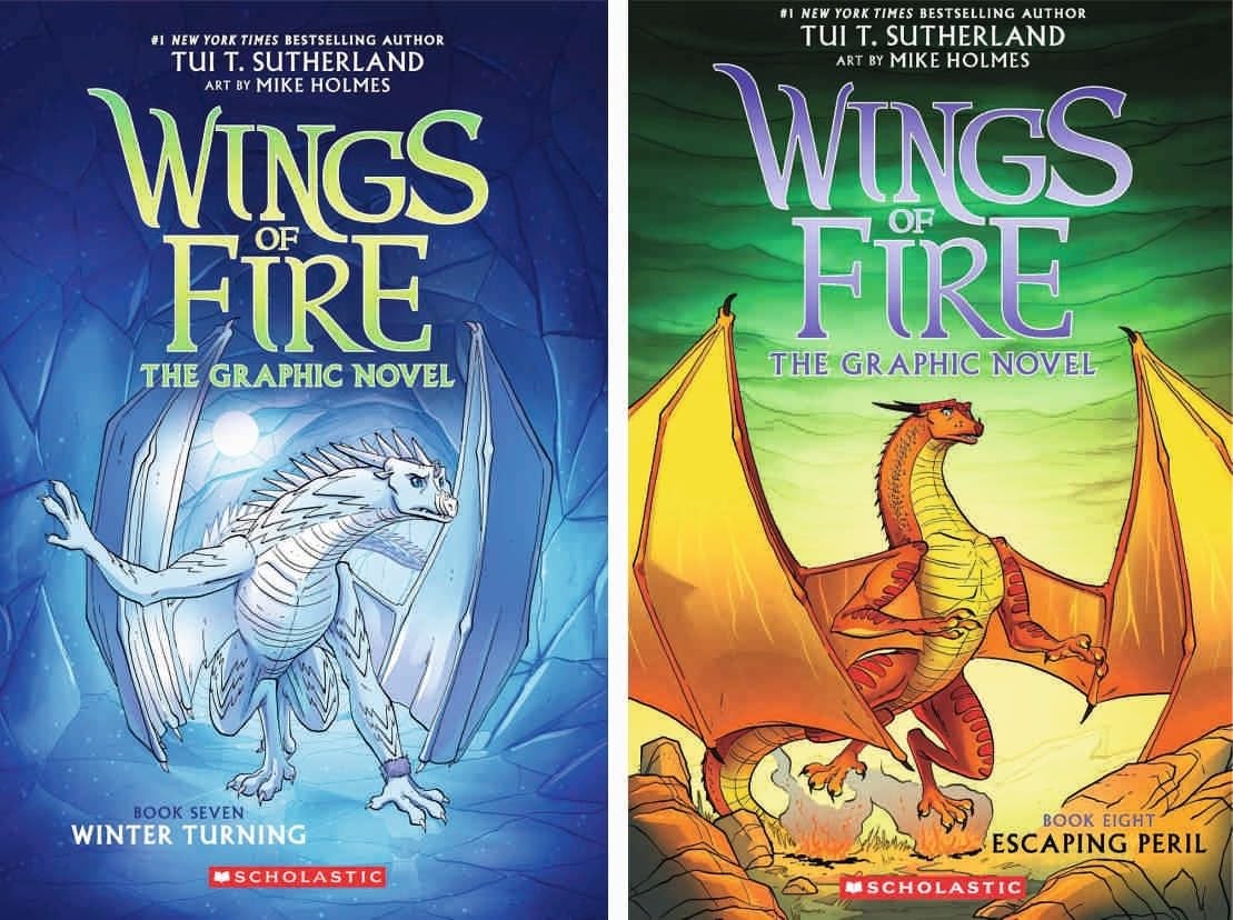 Wings of Fire Graphic Novels 10 Books Series Set Graphix Books 1-9 + Darkstalker