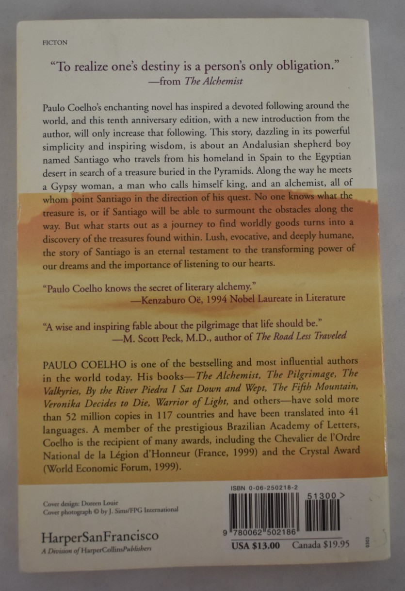 Lot of 4 Paulo Coelho Book Alchemist Hippie Pilgrimage By the River Piedra Wept