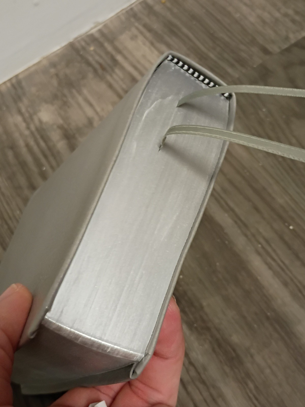 New World Translation Of The Holy Scriptures. 2018 Grey Faux Leather Bound Bible