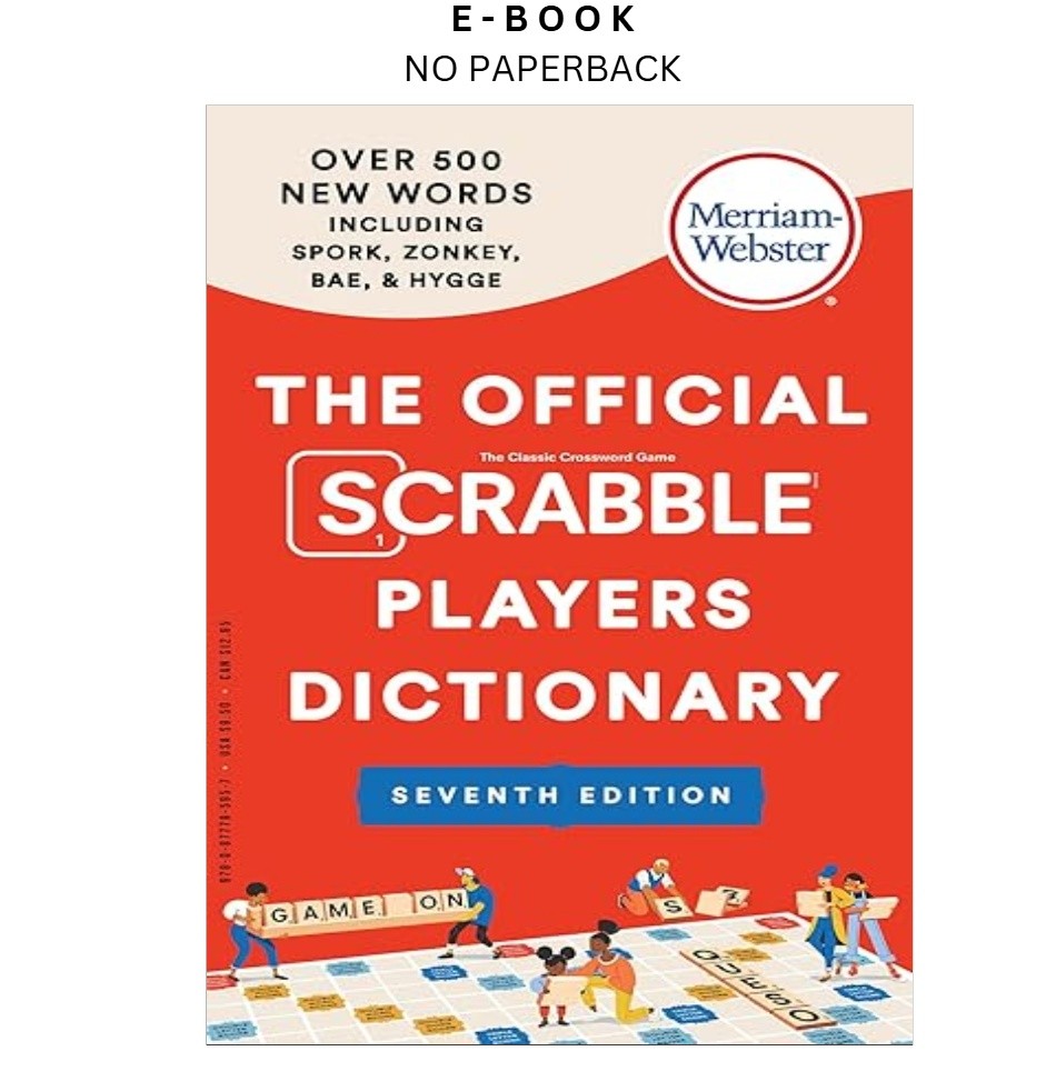The Official SCRABBLE Players Dictionary, 7th Ed., Newest, Merriam-Webster (Edit