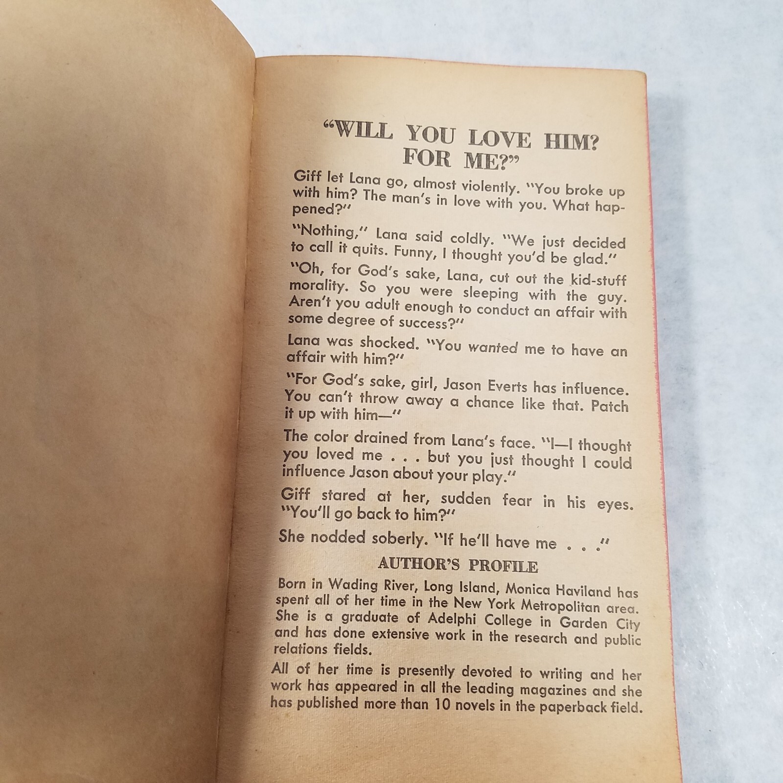 LANA – 1963 Vintage Paperback by Monica Haviland – Monarch #373