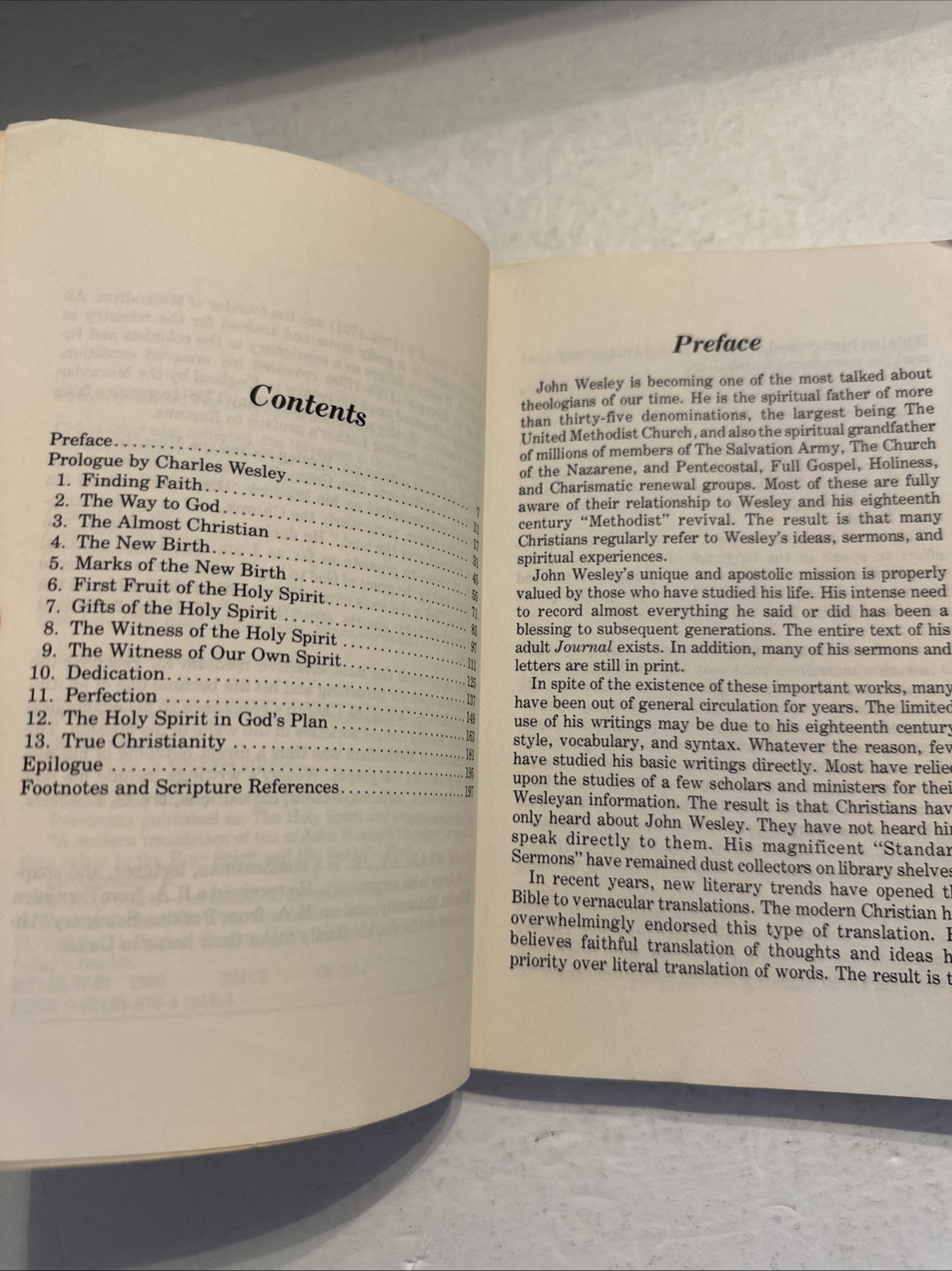 The Nature of Spiritual Growth John Wesley Library for Today’s Reader 1977