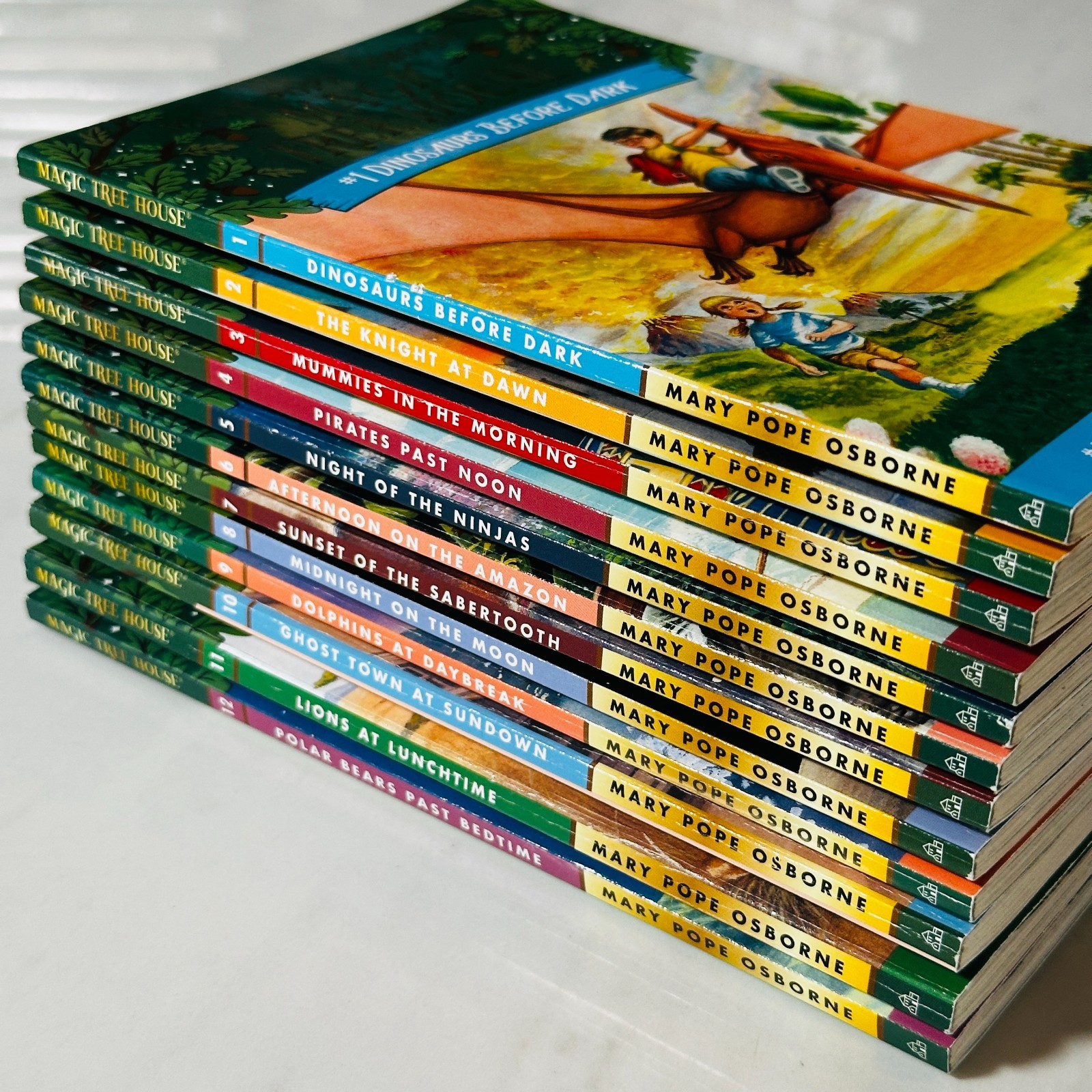 Magic Treehouse – Paperback Book Lot of 12 – #1-12 – Mary Pope Osborne