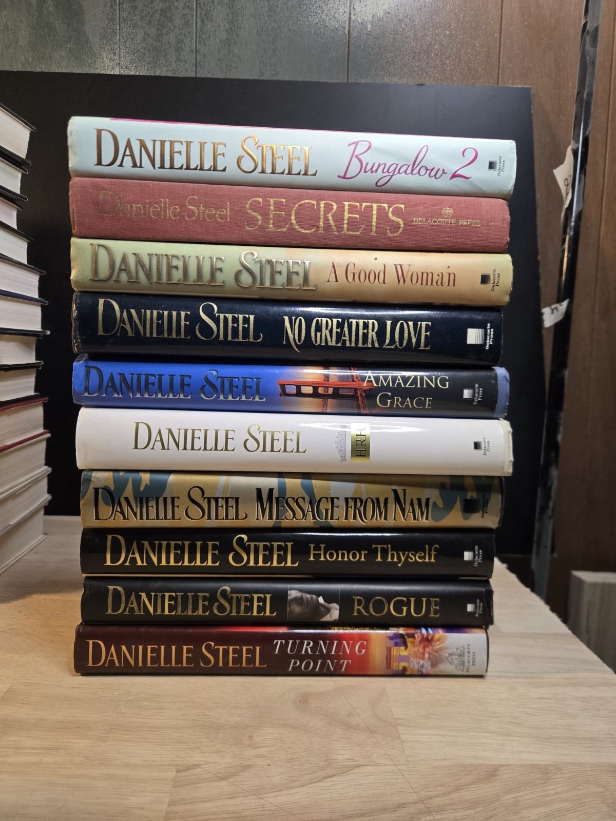 Danielle Steel Hardcover Book Lot (10) Romance History Drama Nice Clean Mix