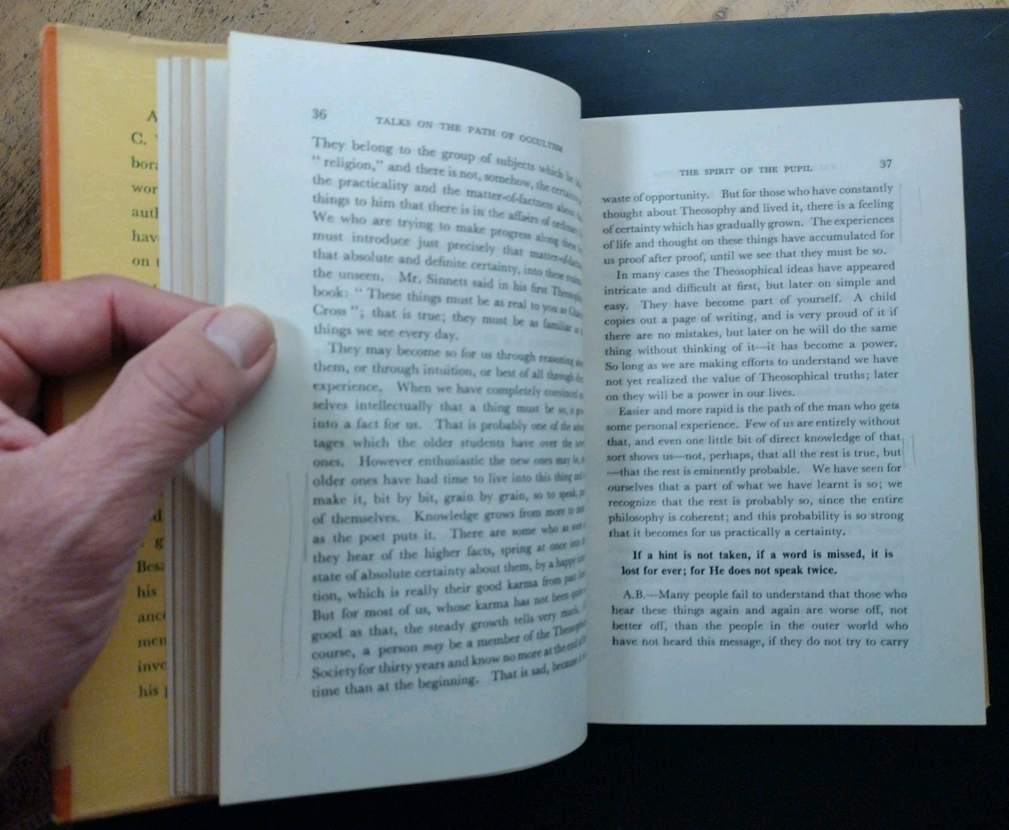 Talks on THE PATH OF OCCULTISM. Volume 1. Annie Besant, C.W. Leadbeater. 1971