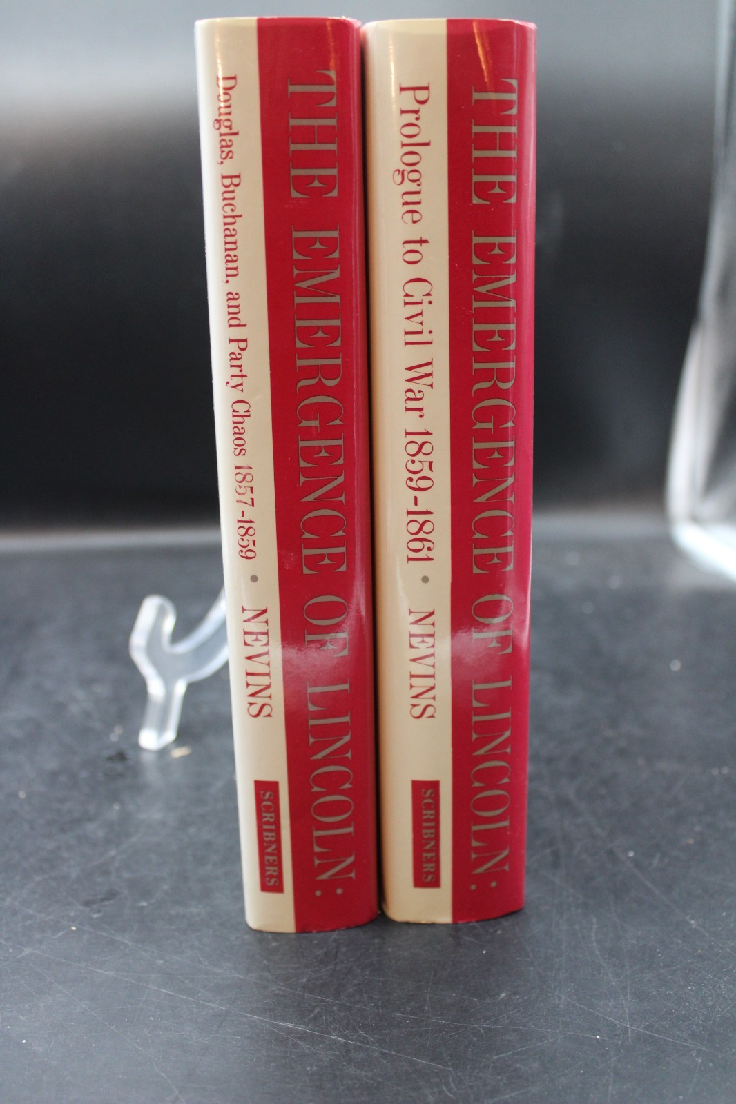 The Emergence Of Lincoln By Allan Nevins • 2 Volume Set • 1950