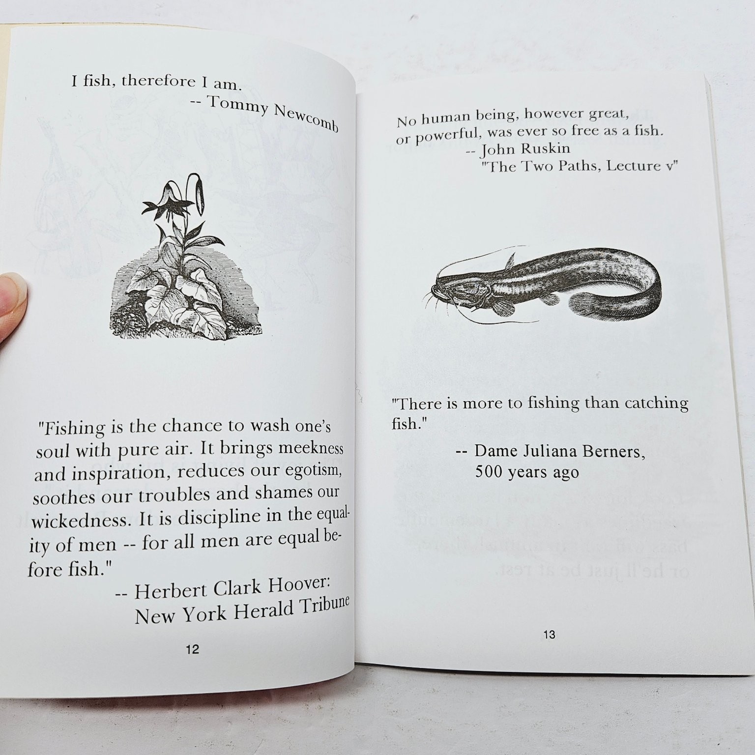Fishing Humor Book – Li’l Red Book of Fishin‘ Tips – Tom Hollatz 1997 Pbk