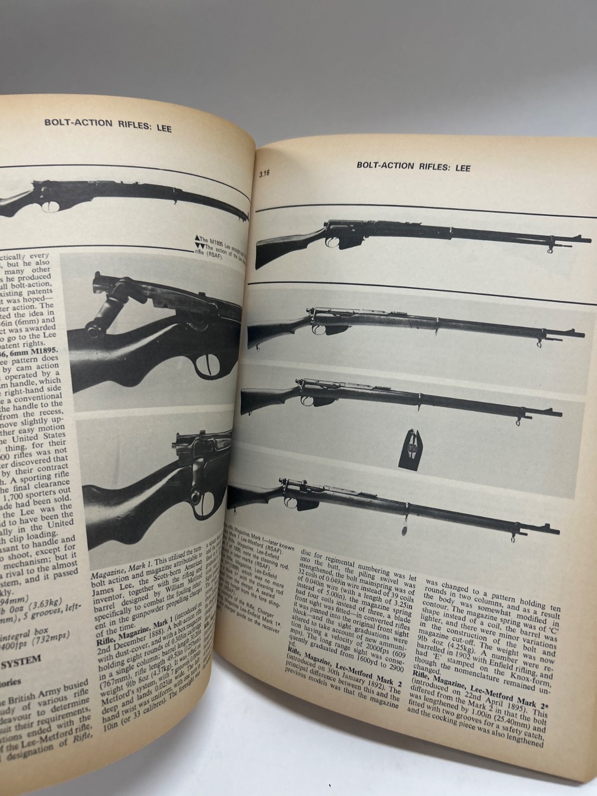 Vintage Firearms paperback book“Military Small Arms of 20th Century“ 1973