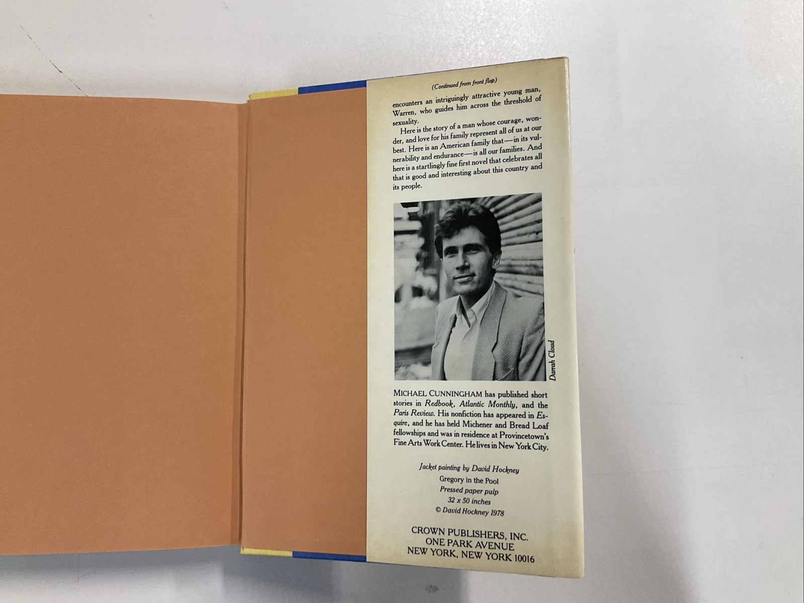 Golden States novel by Michael Cunningham 1st Edition 1984 HC DJ Crown Publisher