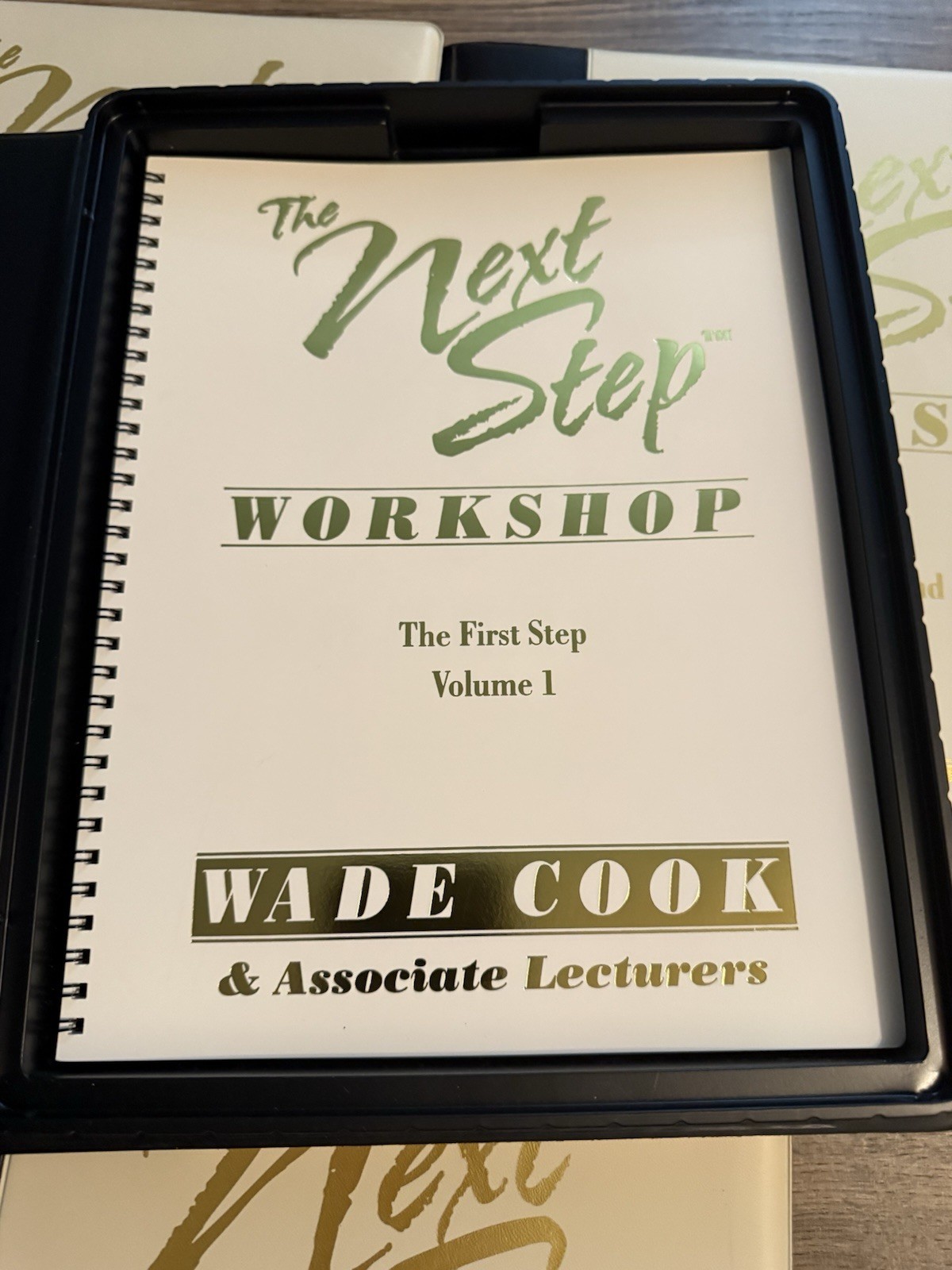 The Next Step Wall Street Investing Workshop 5 VHS Tapes Workbooks By Wade Cook