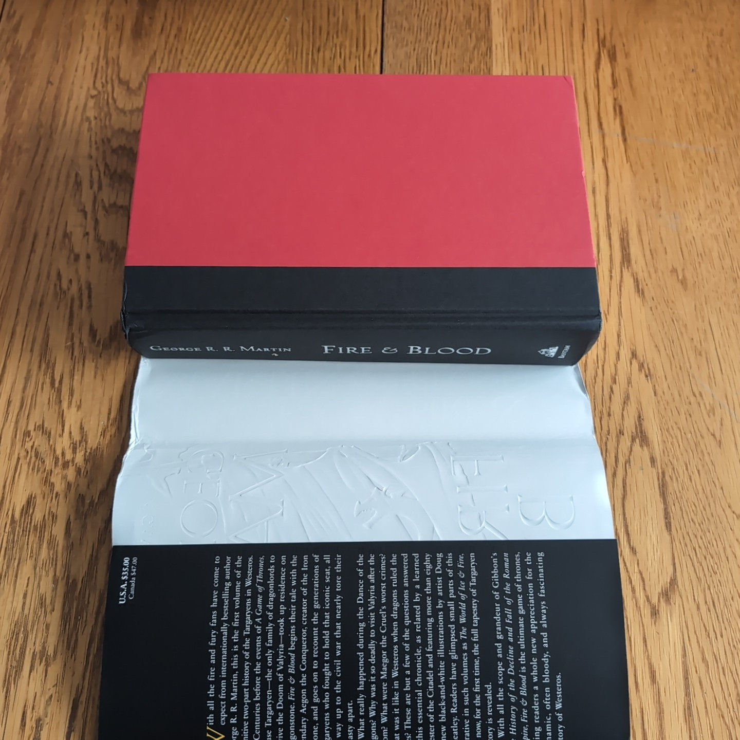 Fire & Blood By George R R Martin Hardcover 2018 1st Edition 1st Printing