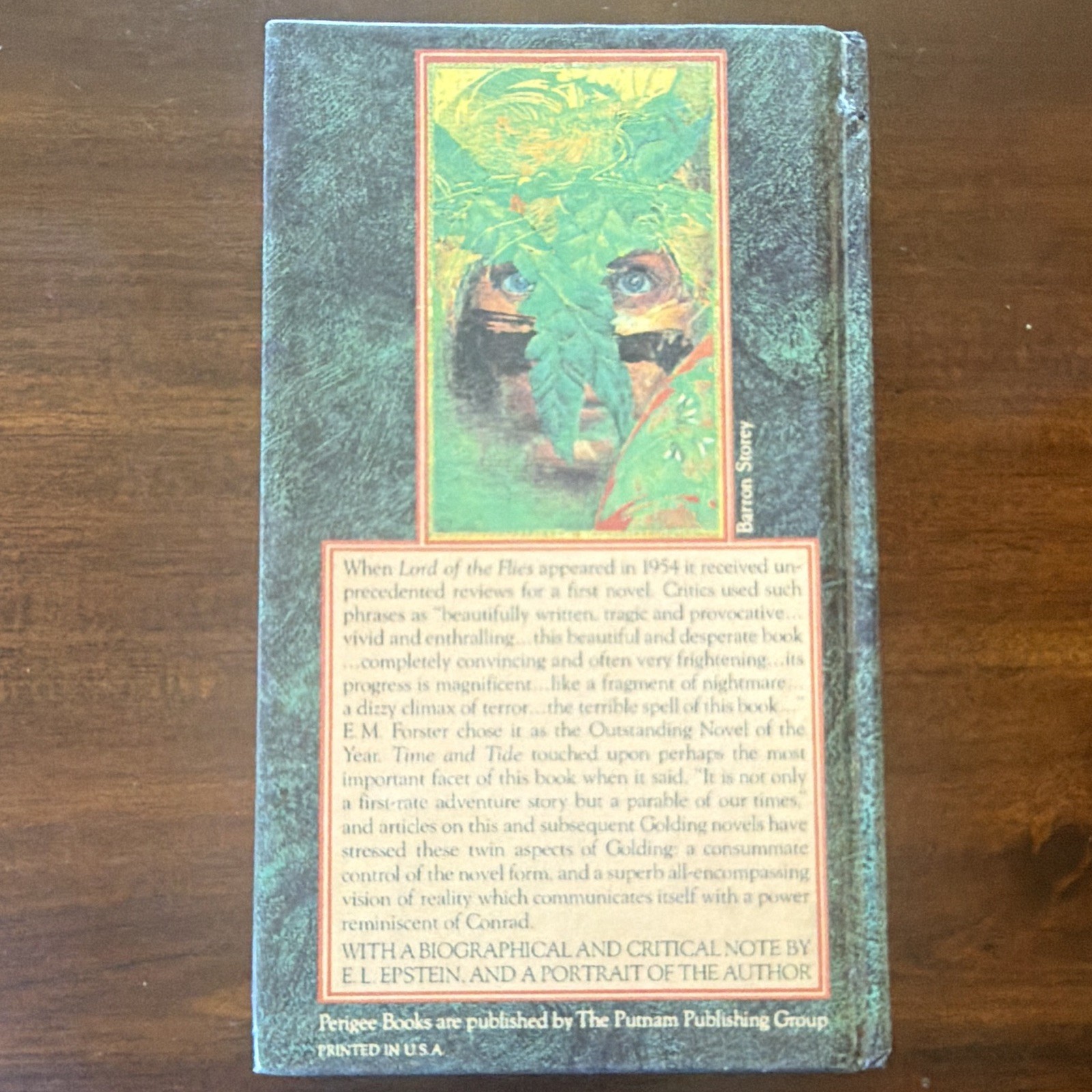 William Golding Lord of the Flies Perigee Capricorn PB 1954 Illus Bio Note