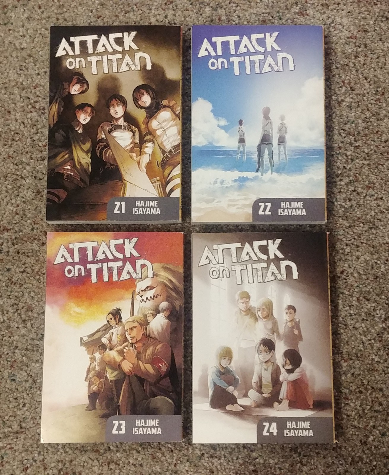 Attack on Titan Manga Volumes 1-28 [Kodansha Comics] *ENGLISH VERSION* NICE!