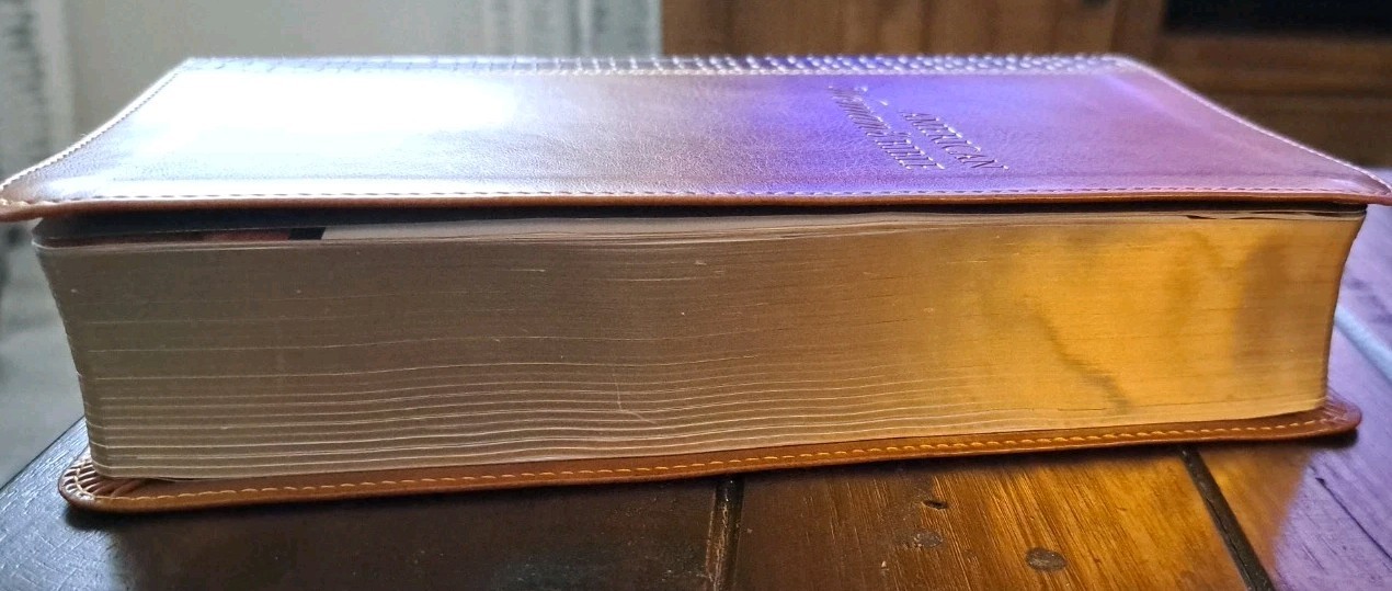 NKJV, American Woman’s Bible, Leathersoft, Brown, 2016 – LIKE NEW