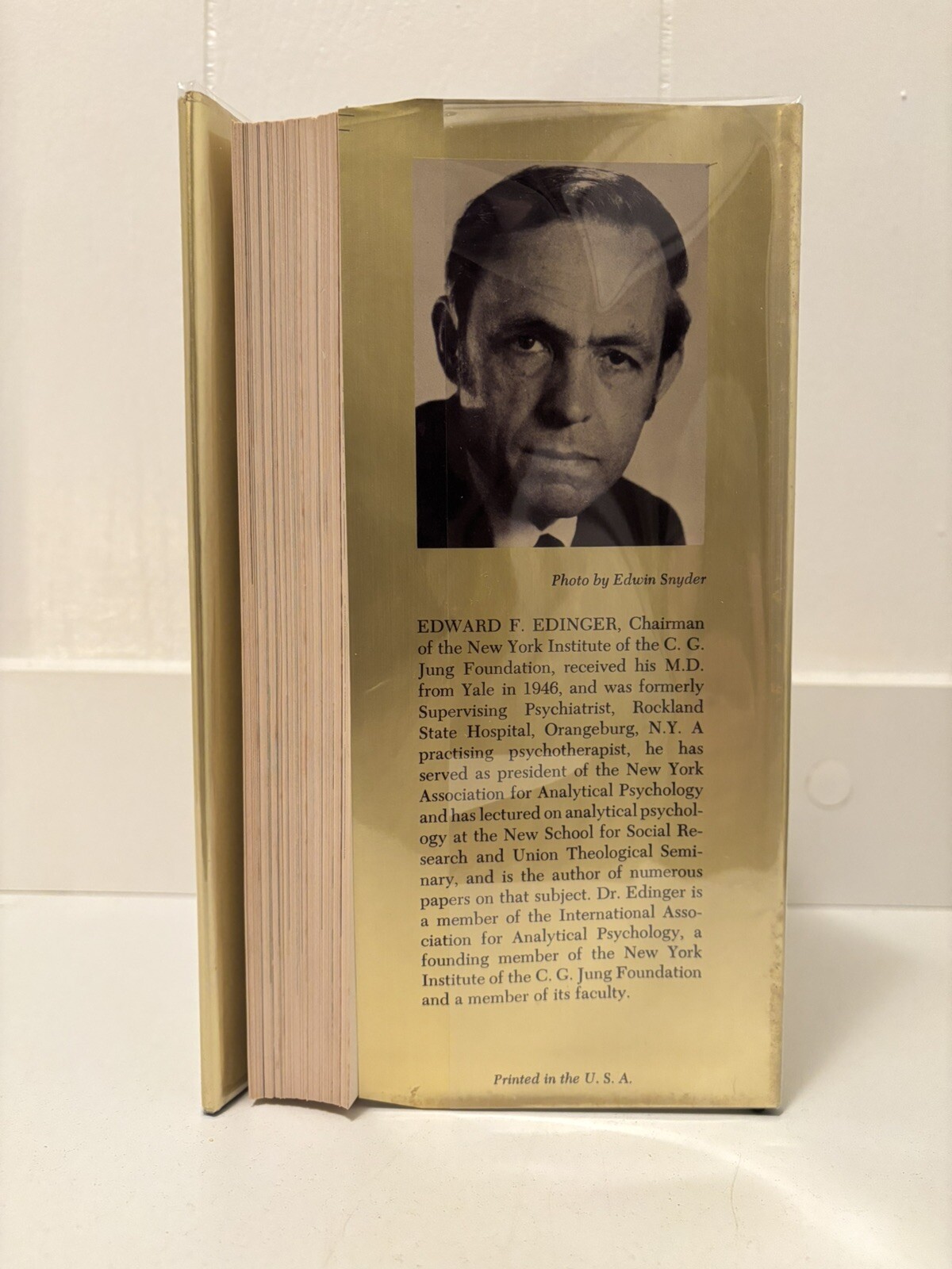 Ego And Archetype Edward Edinger Carl C. G. Jung First Edition HC DJ NF