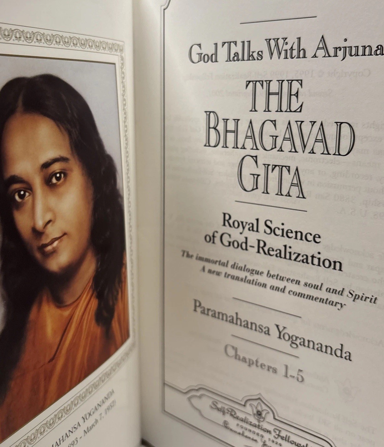 Second Coming of Christ & Bhagavad Gita By Paramahansa Yogananda Slipcases Good
