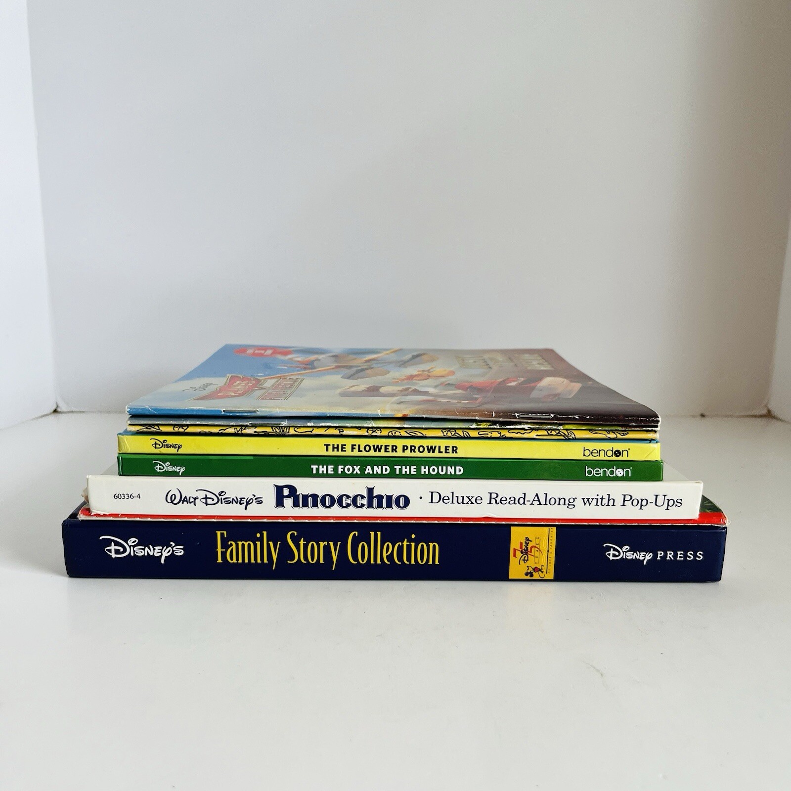 Disney Children’s Book Lot 8 Mixed Titles Hardcover Paperback Mixed Ages Vintage