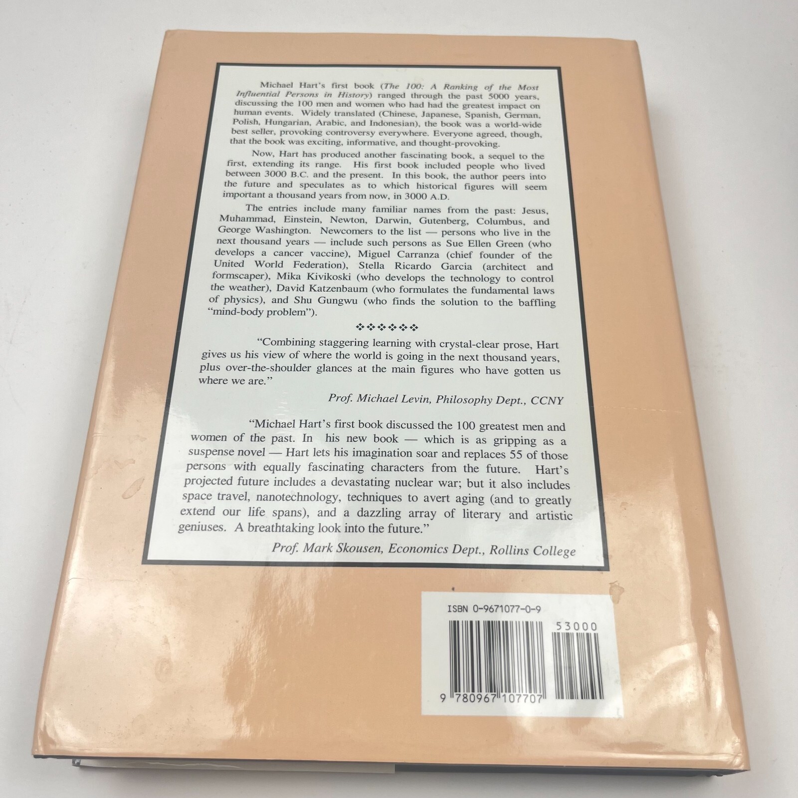 A View from the Year 3000 (Michael H. Hart) Hardcover 1999