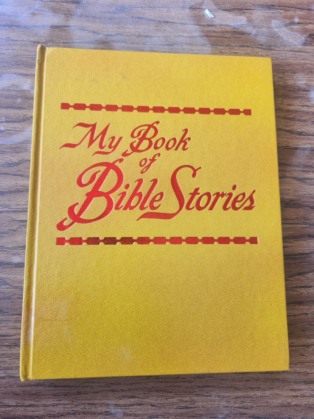Vintage ‚My Book Of Bible Stories‘ Copyright 1978 Yellow Hardcover