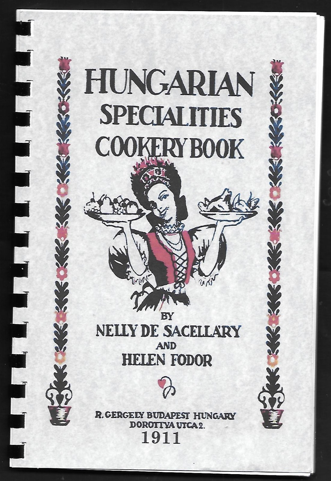 „Hungarian Specialties Cookery Book“ Spiral Bound Paperback as shown